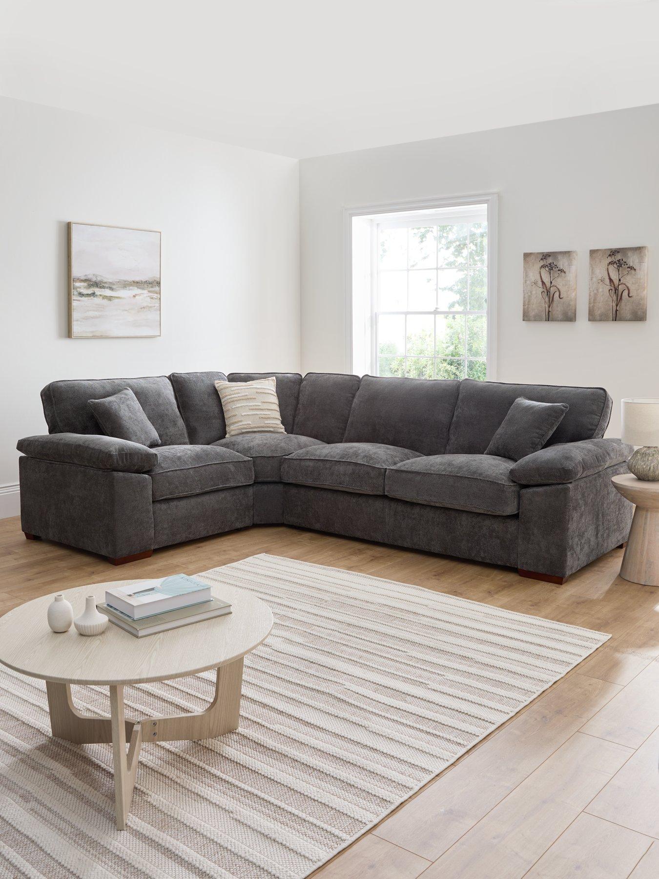 Very Home Tuscany Fabric Left Hand Corner Sofa - Made to Order in the UK