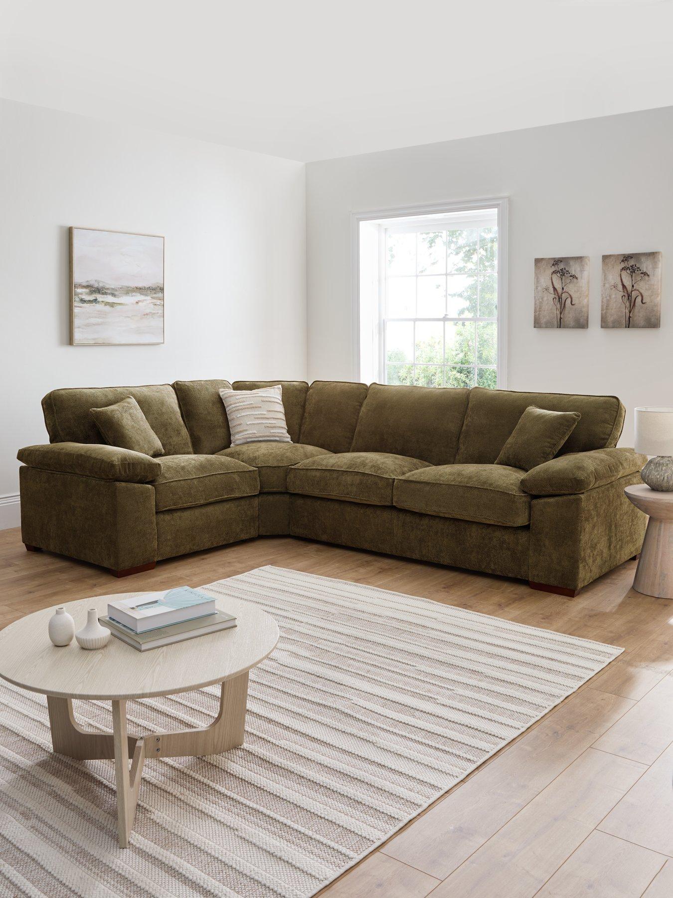 undefined Tuscany Fabric Left Hand Corner Sofa - Made to Order in the UK