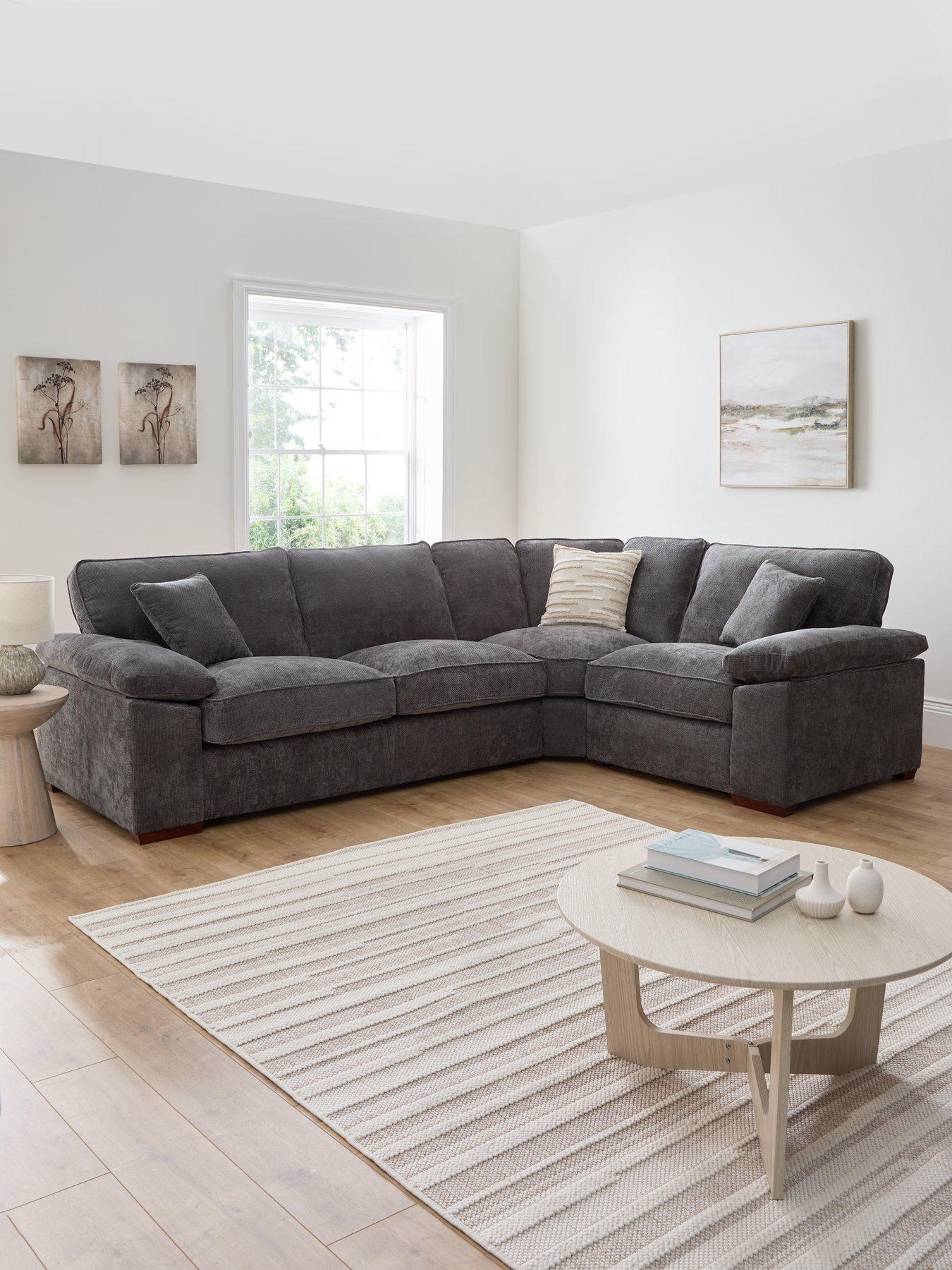 The Very Collection Tuscany Fabric Right Hand Corner Sofa - Made to Order in the UK - FSC® Certified