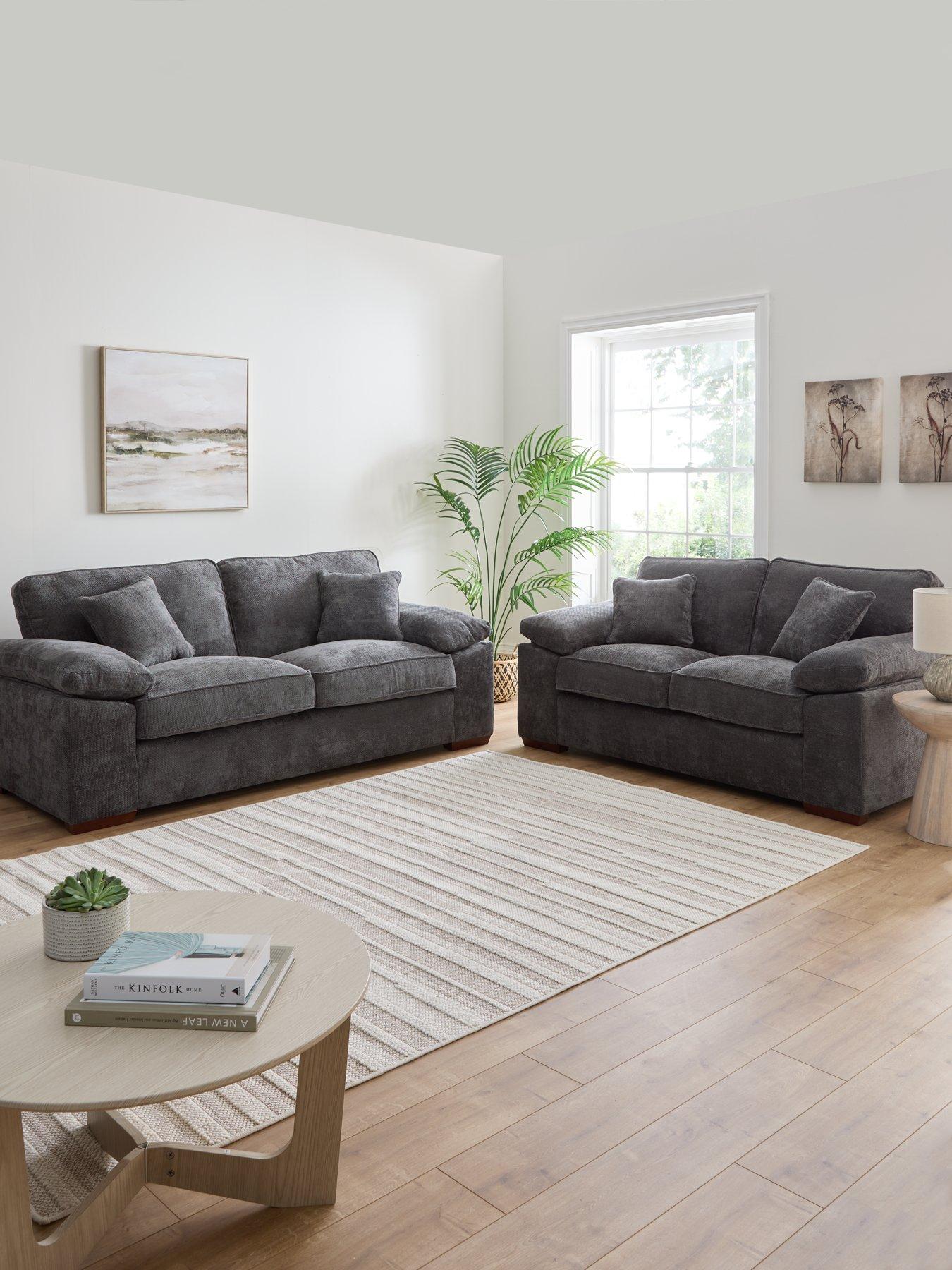 The Very Collection Tuscany Fabric 3 + 2 Seater Sofa Set (Buy