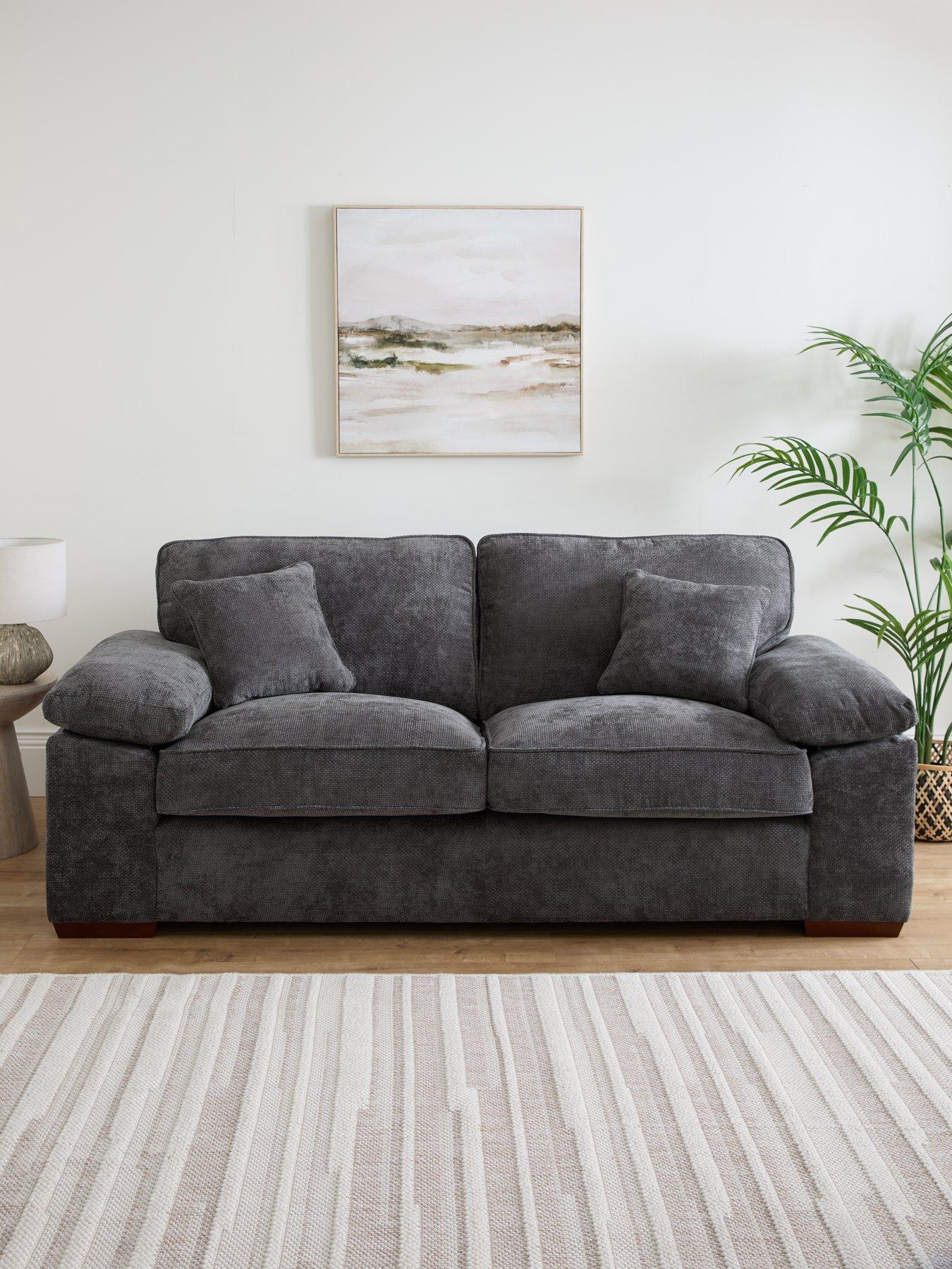 undefined Tuscany Fabric 3 Seater Sofa - Made to Order in the UK