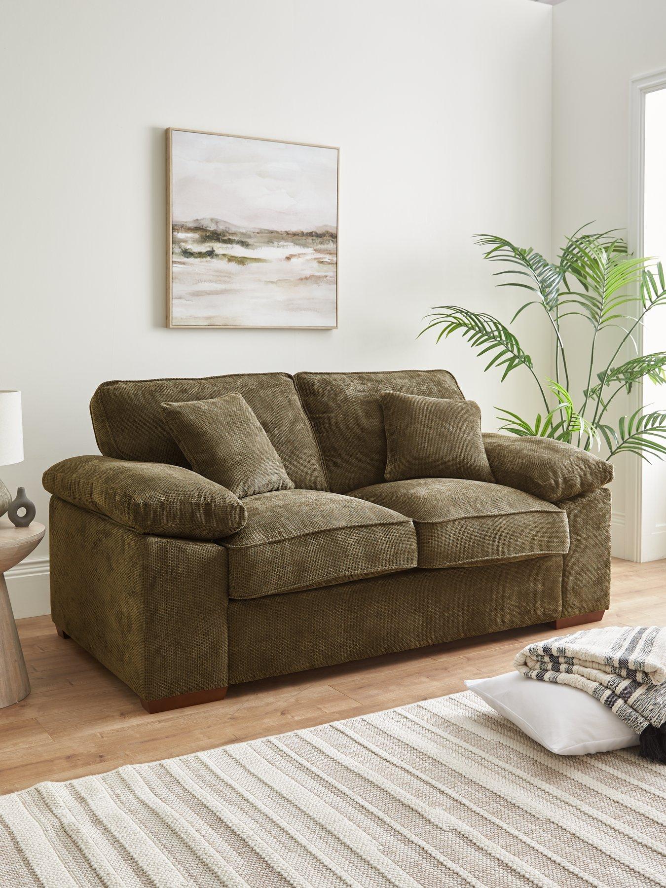 The Very Collection Tuscany Fabric 2 Seater Deluxe Sofa Bed - Made to Order in the UK - FSC® Certified