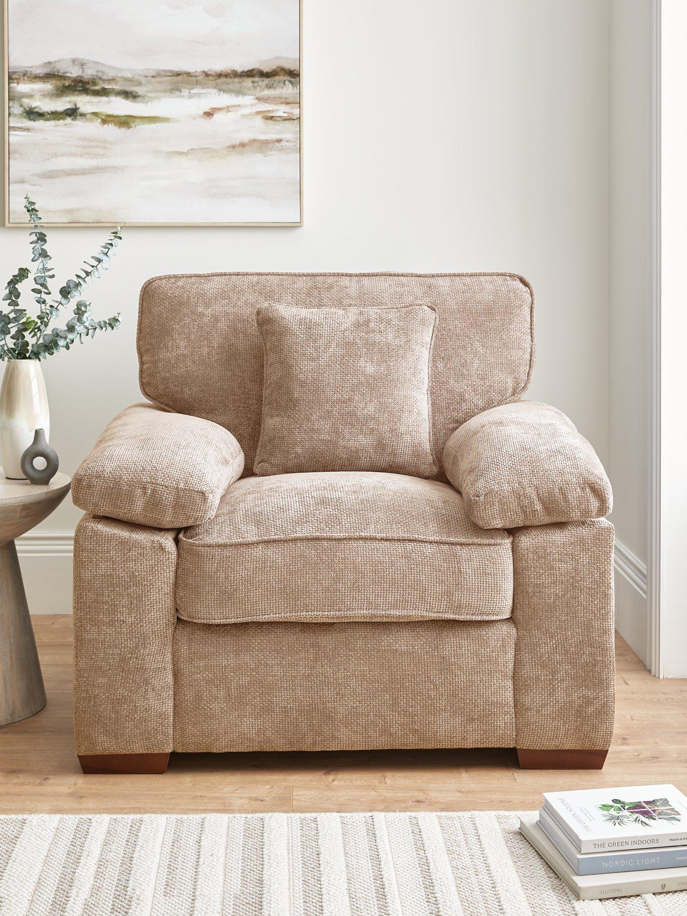 undefined Tuscany Fabric Armchair - Made to Order in the UK