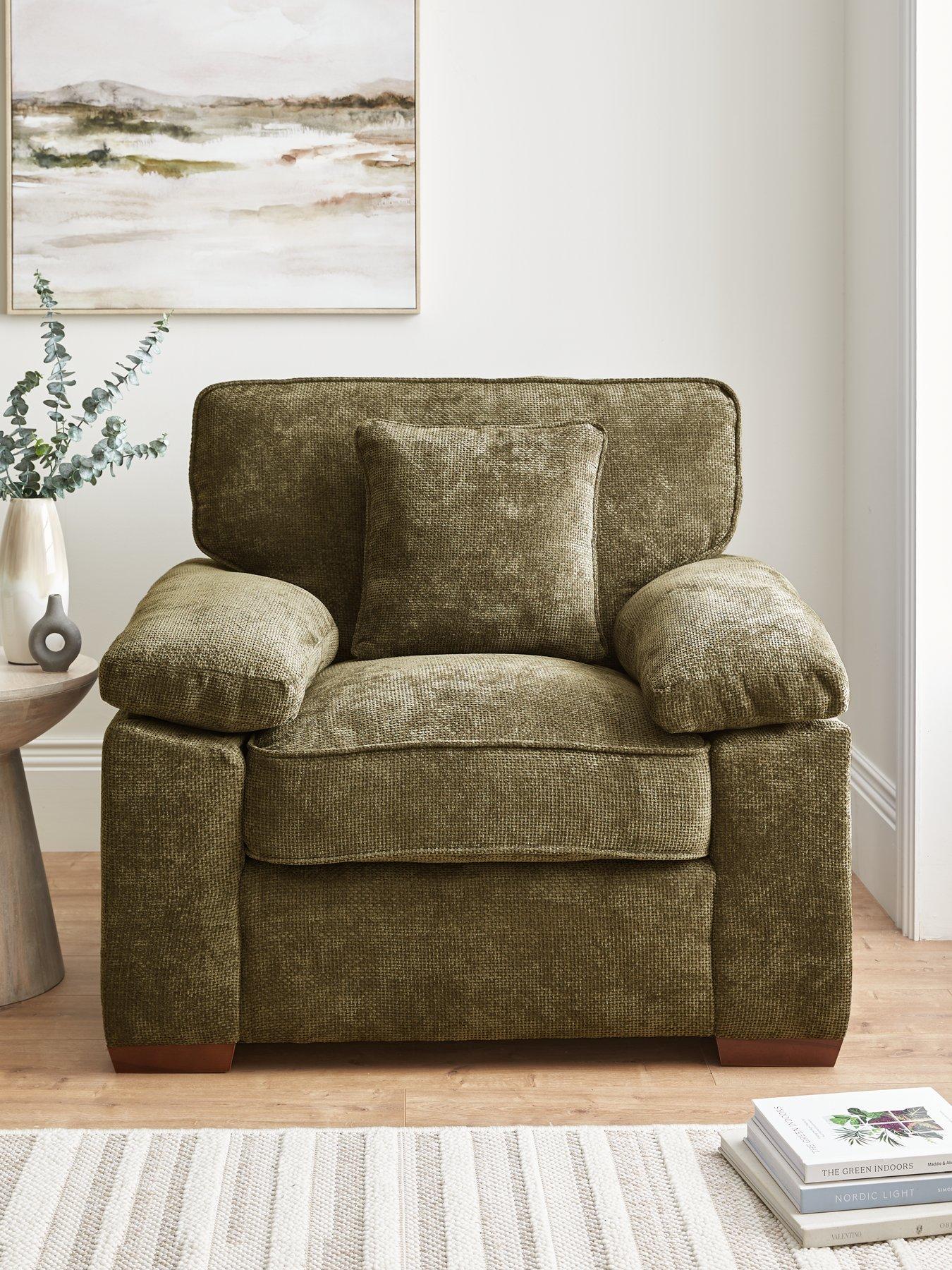 undefined Tuscany Fabric Armchair - Made to Order in the UK