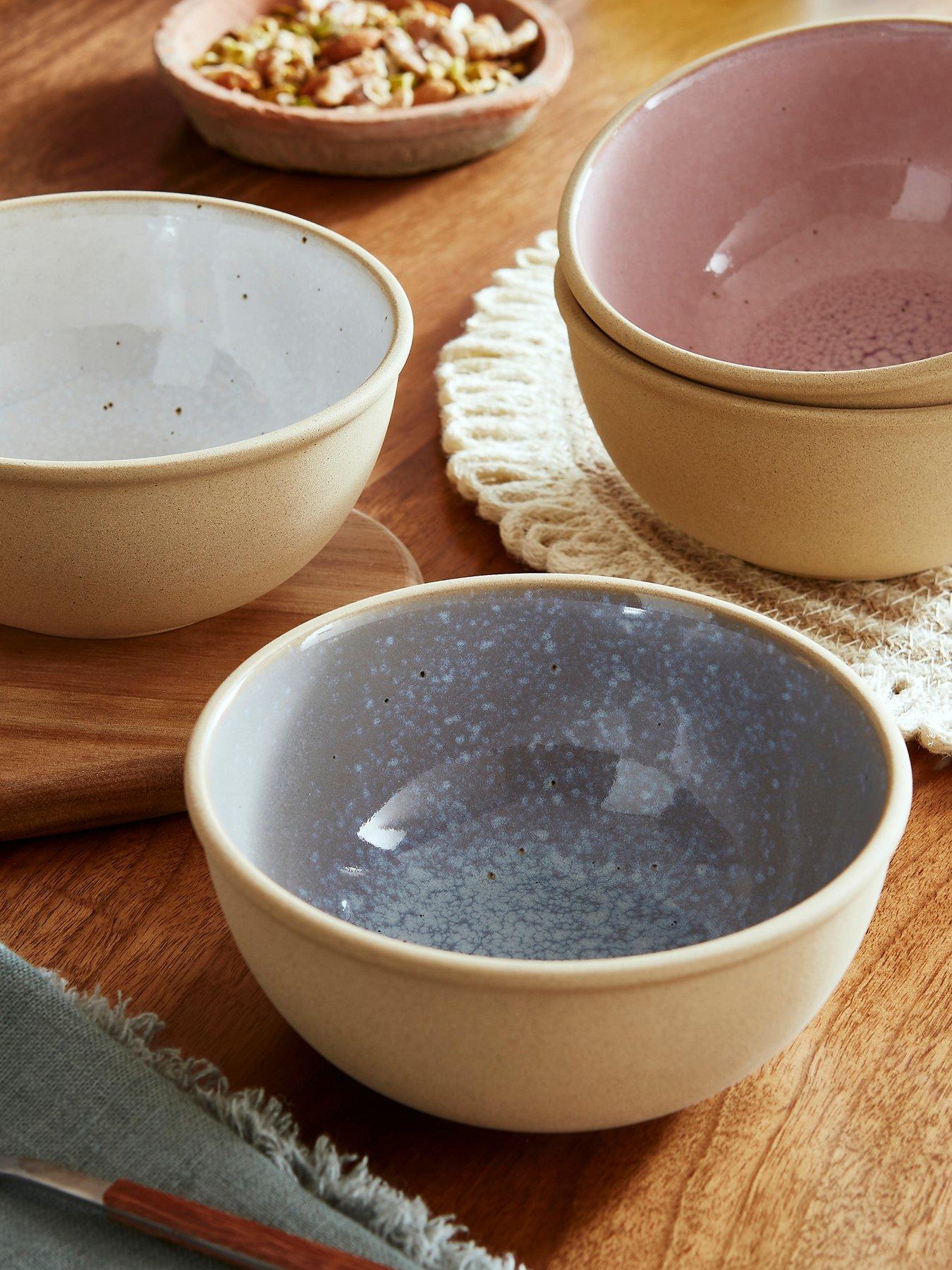 undefined Minerals Collection – Set of 4 Aquamarine Medium Bowls