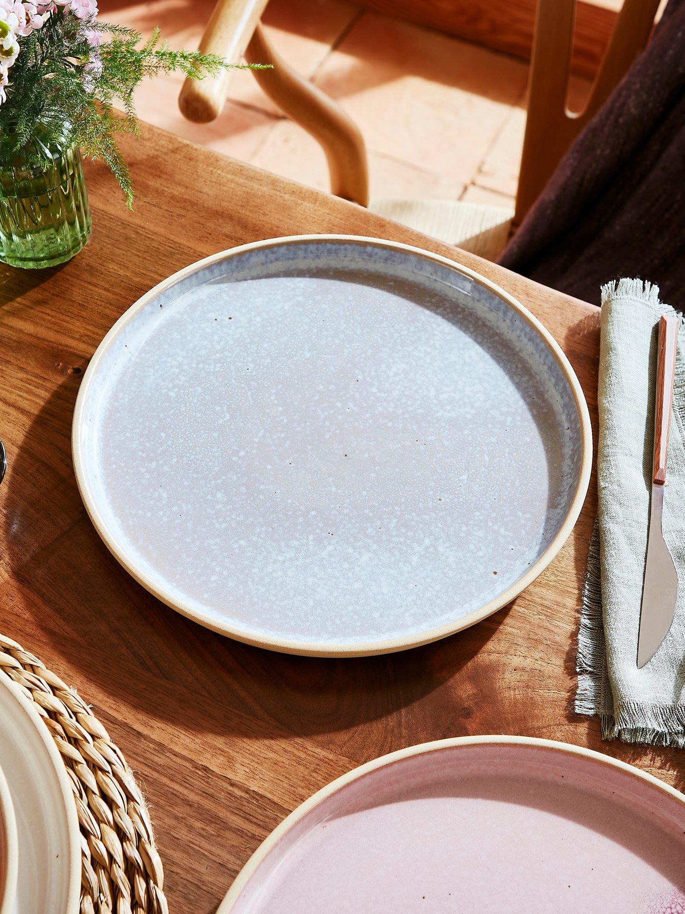 undefined Minerals Collection – Set of 4 Aquamarine Dinner Plates