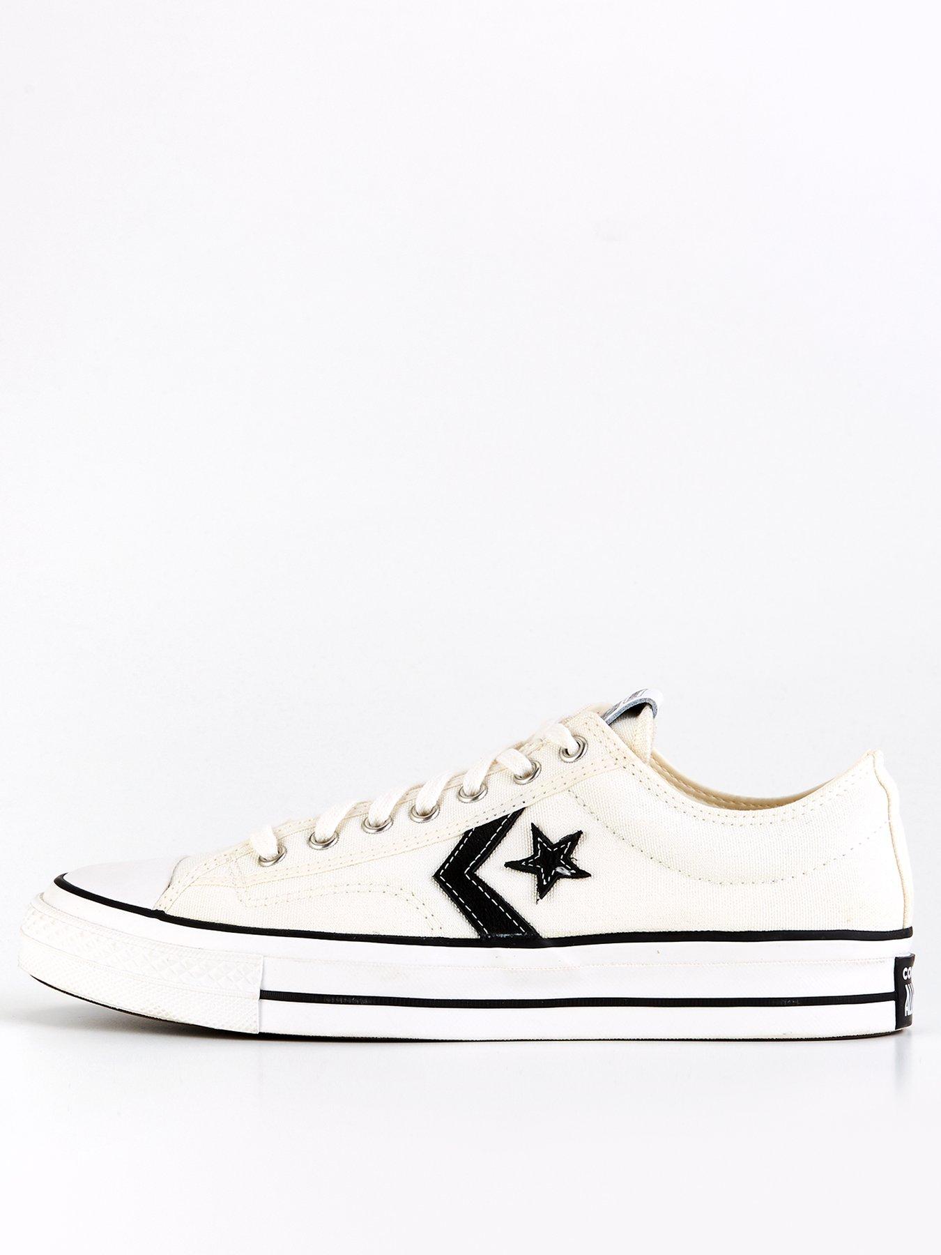  image of converse-premium-canvas-star-player-76-trainers-whiteblack
