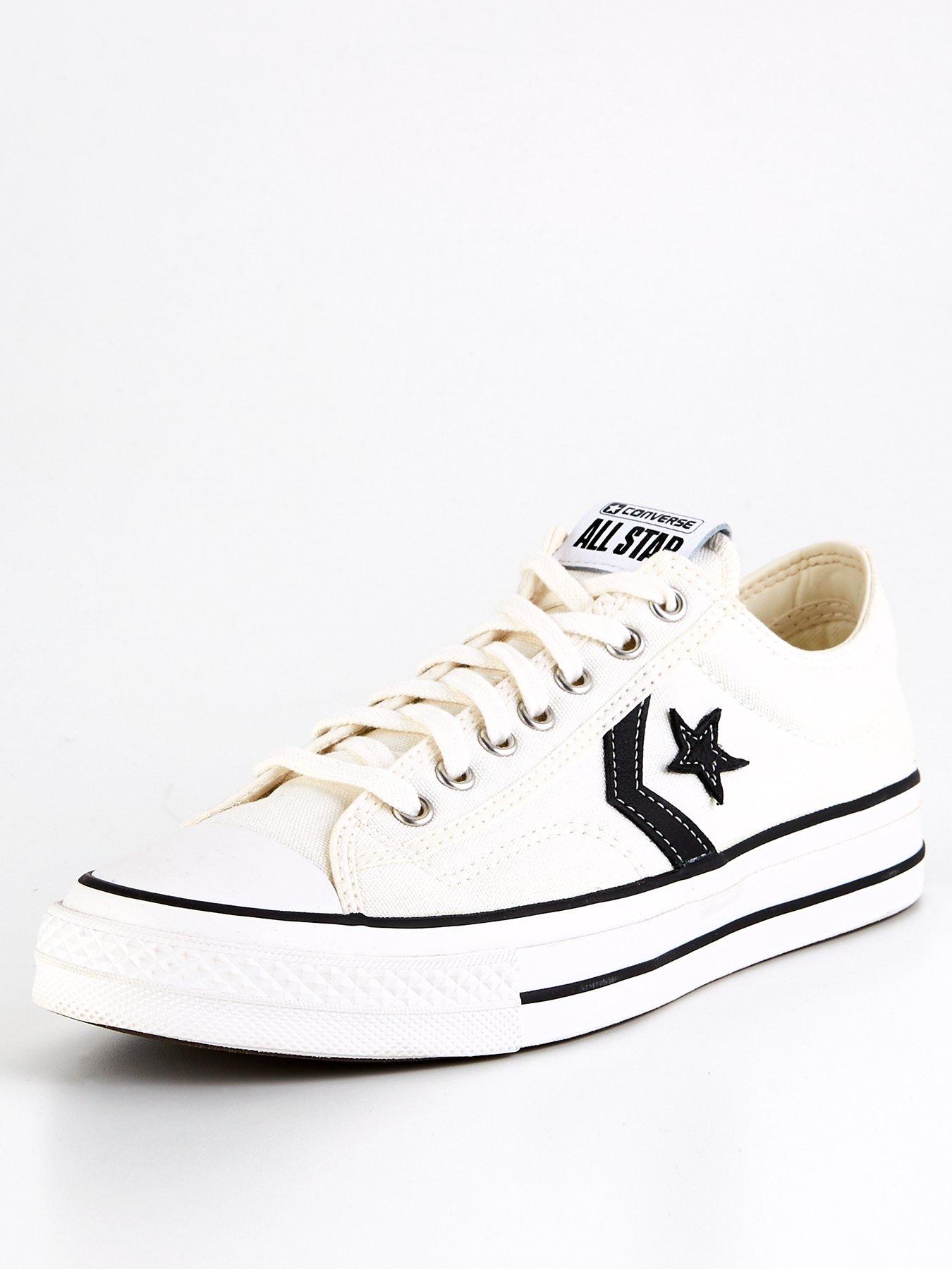  image of converse-premium-canvas-star-player-76-trainers-whiteblack