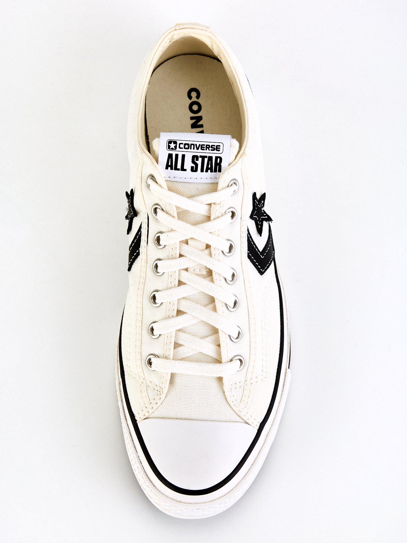  image of converse-premium-canvas-star-player-76-trainers-whiteblack