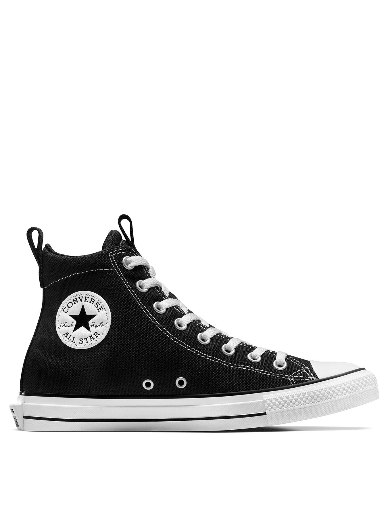 Mens black converse trainers hotsell