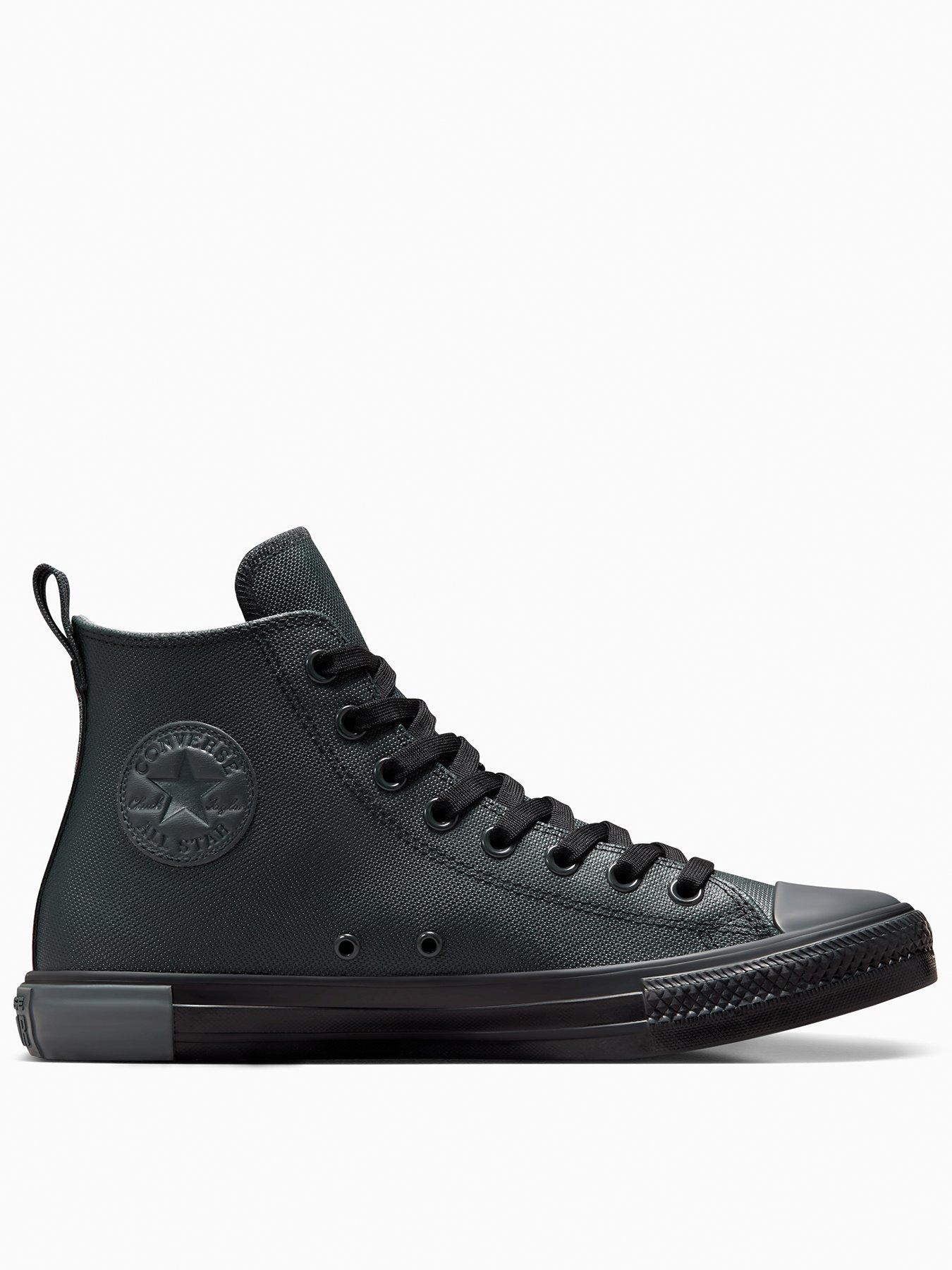  image of converse-mens-counter-climate-chuck-taylor-all-star-hi-top-trainers-brown