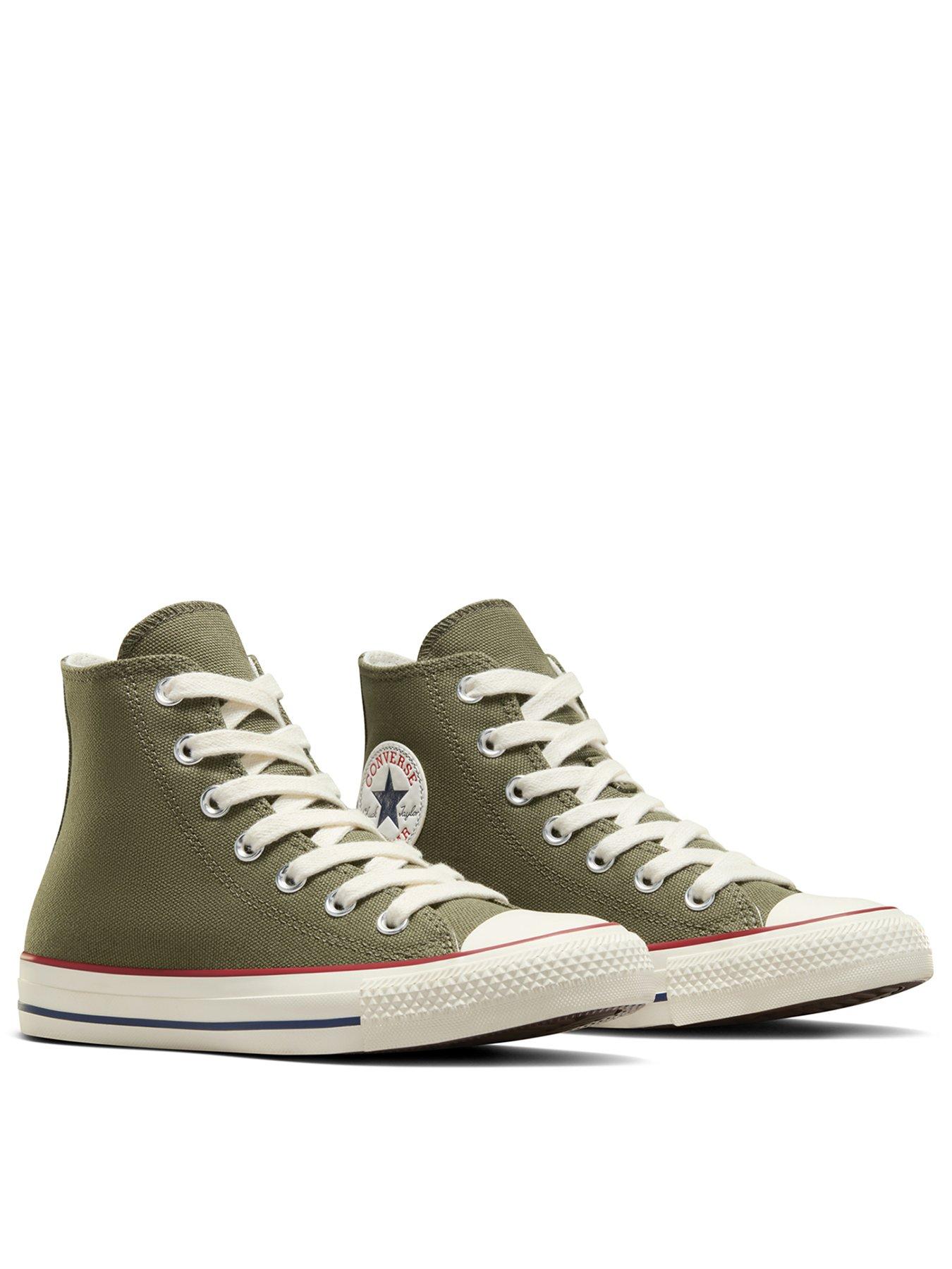 undefined Womens Lux Sport Chuck Taylor All Star Hi Top Trainers - Green