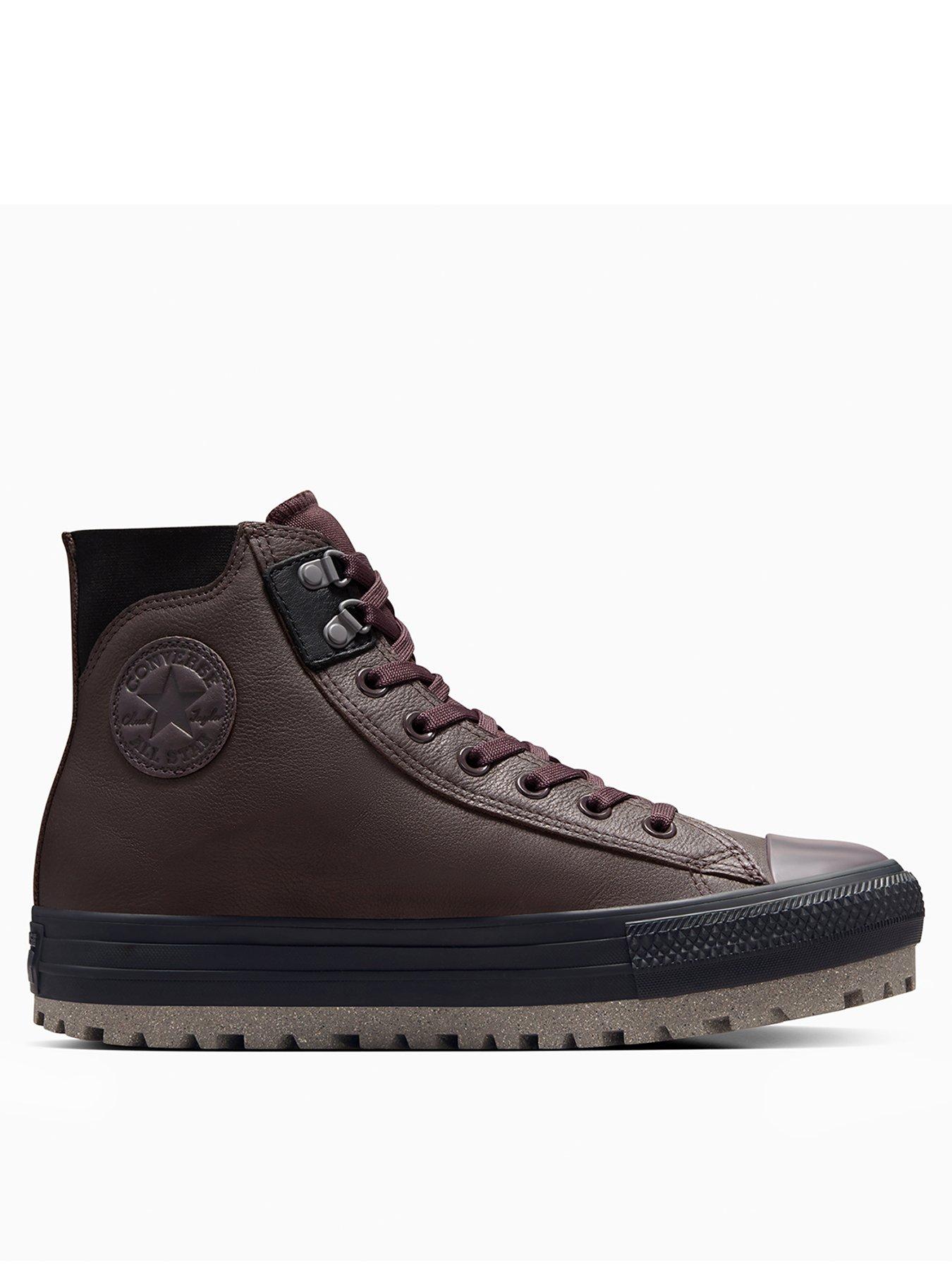 undefined Mens Counter Climate Chuck Taylor All Star City Trek Hi Top Trainers - Brown