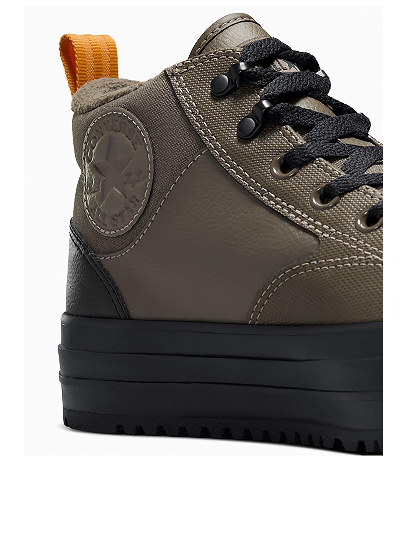  image of converse-mens-counter-climate-chuck-taylor-all-star-malden-street-boot-trainers-light-brown