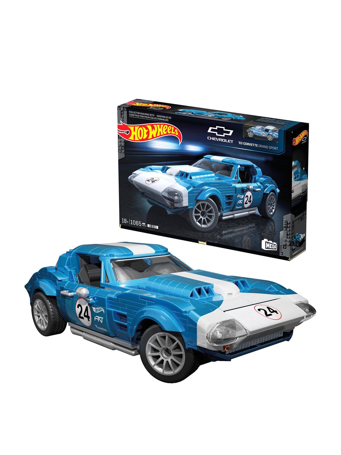 front image of mega-hot-wheels-corvette-grand-sport-1963-buildable-model