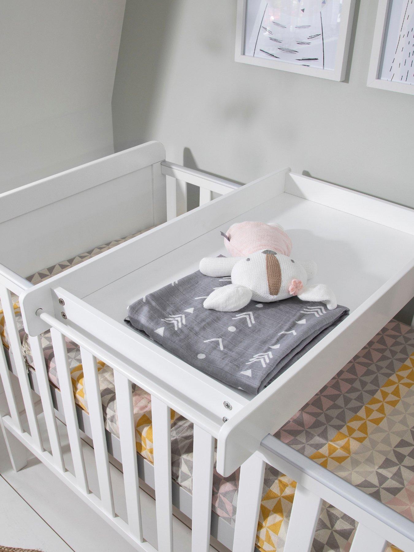 Image 3 of 5 of Tutti Bambini Rio Cot Bed with Cot Top Changer &amp; Mattress - White