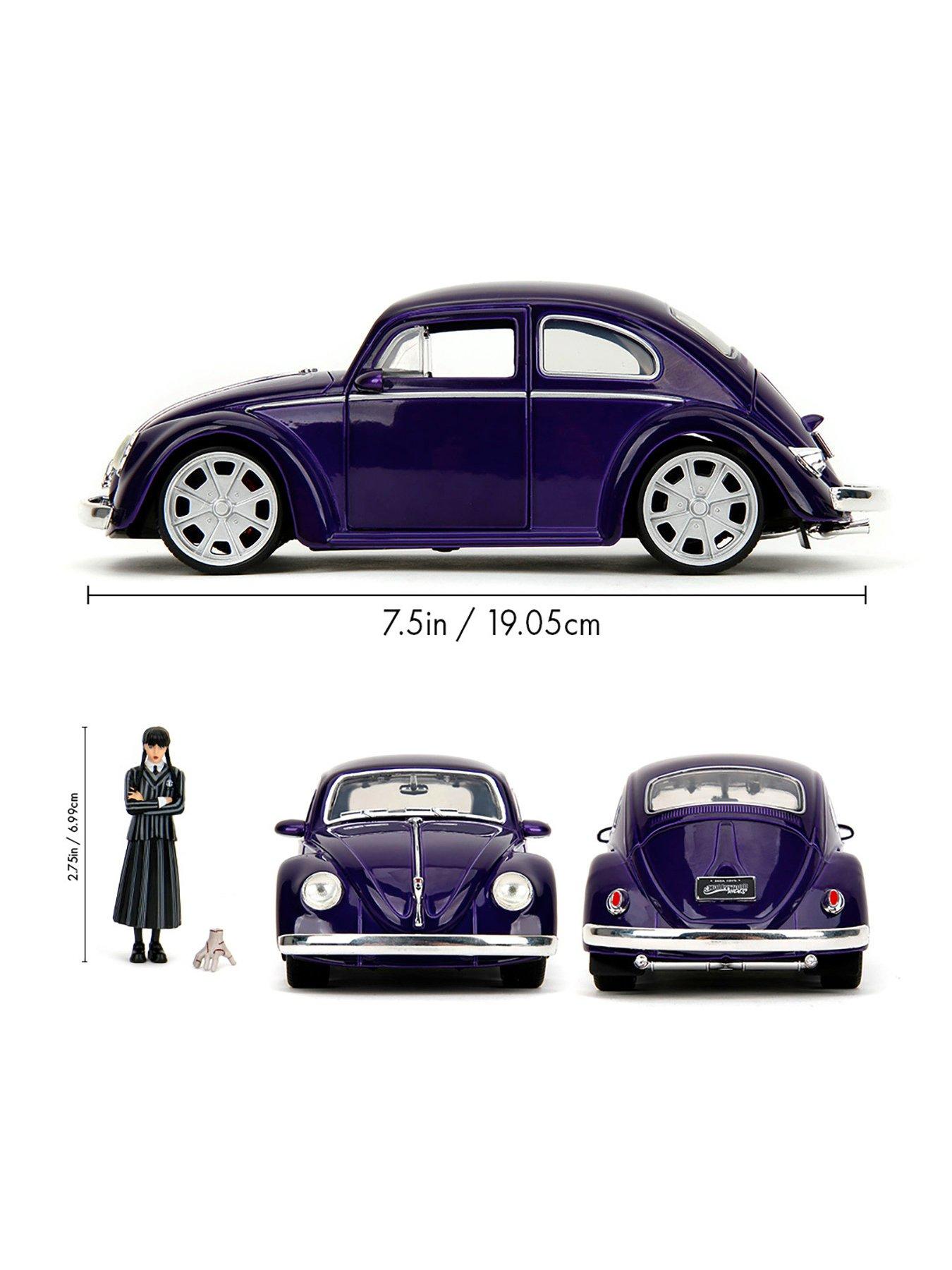 Wednesday Volkswagen Beetle 1:24 Die-Cast with Figure | Littlewoods