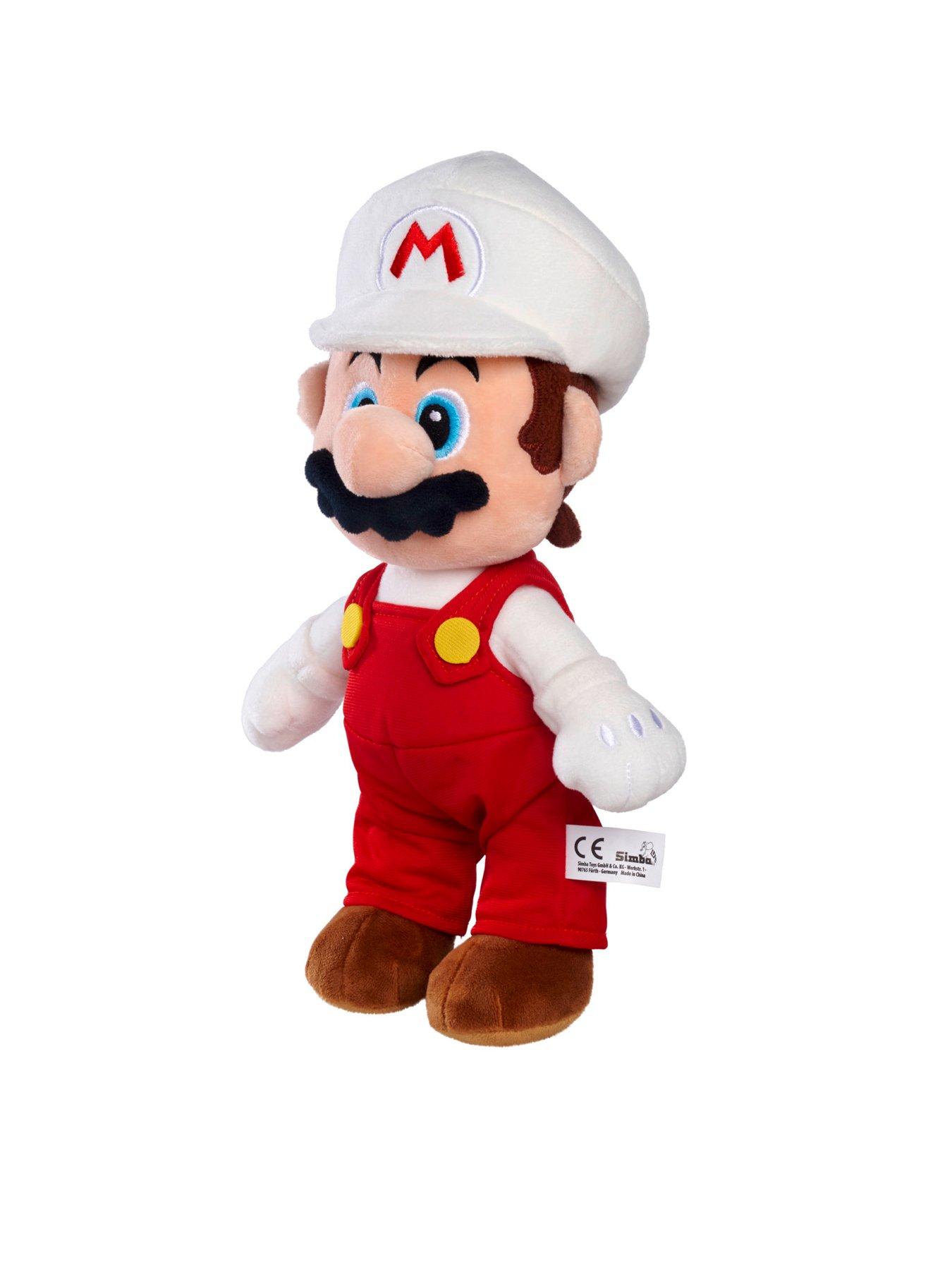  image of super-mario-fire-mario-30cm-soft-toy