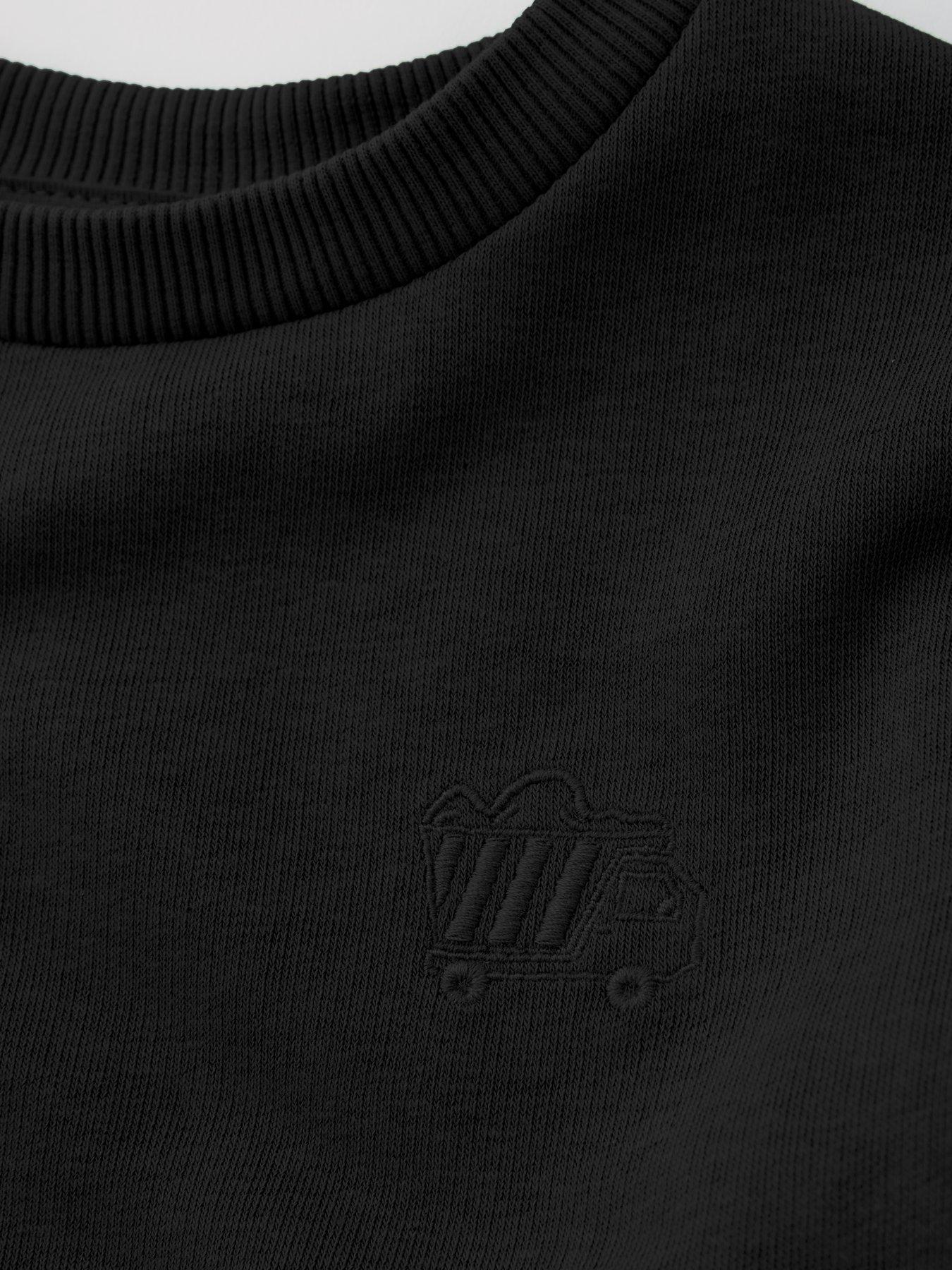 Image 3 of 4 of Everyday Boys Sweat Top And Jog Set - Black