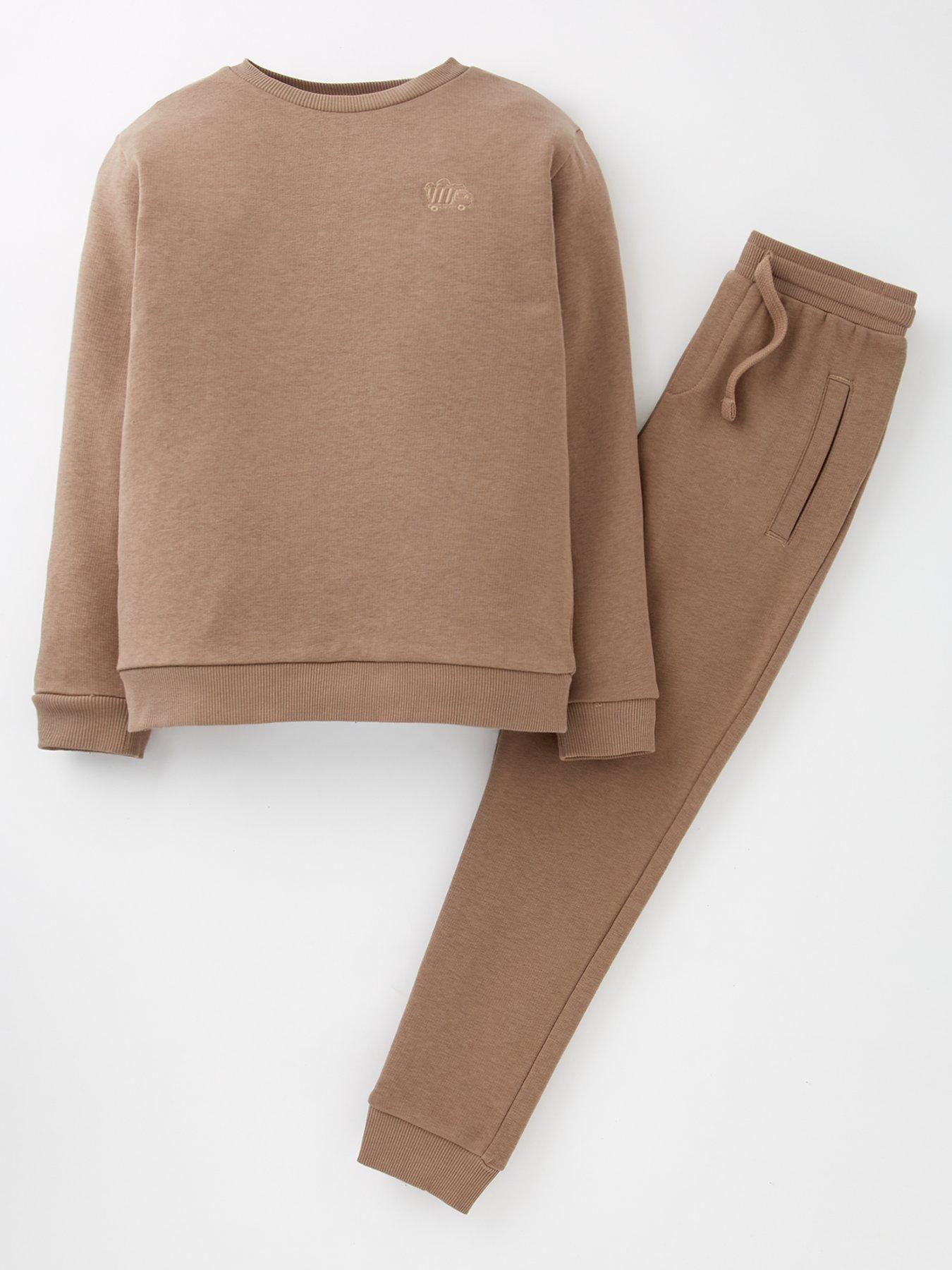 everyday-boys-brown-sweat-top-and-jog-set