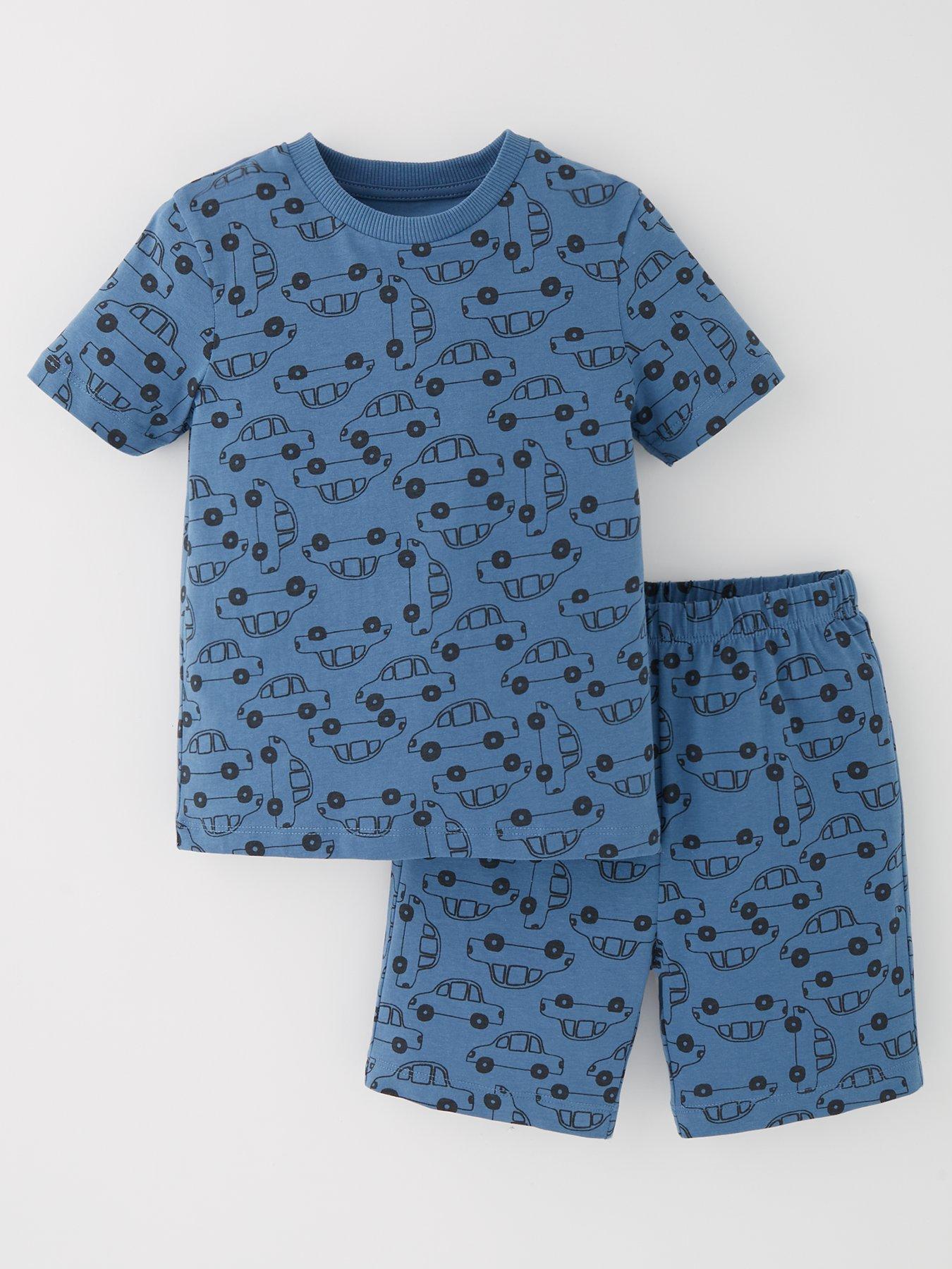 undefined Boys Transport Shortie Pyjama Set - Multi