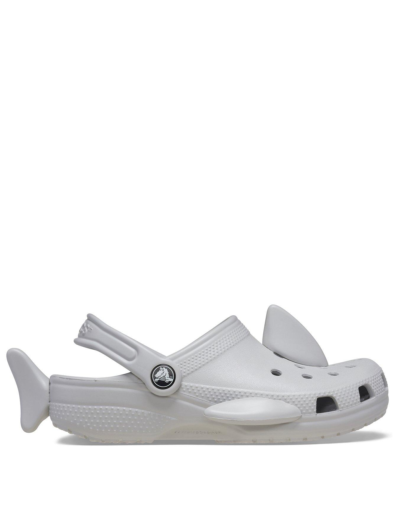 undefined Kids Classic Iam Shark Clog - Light Grey