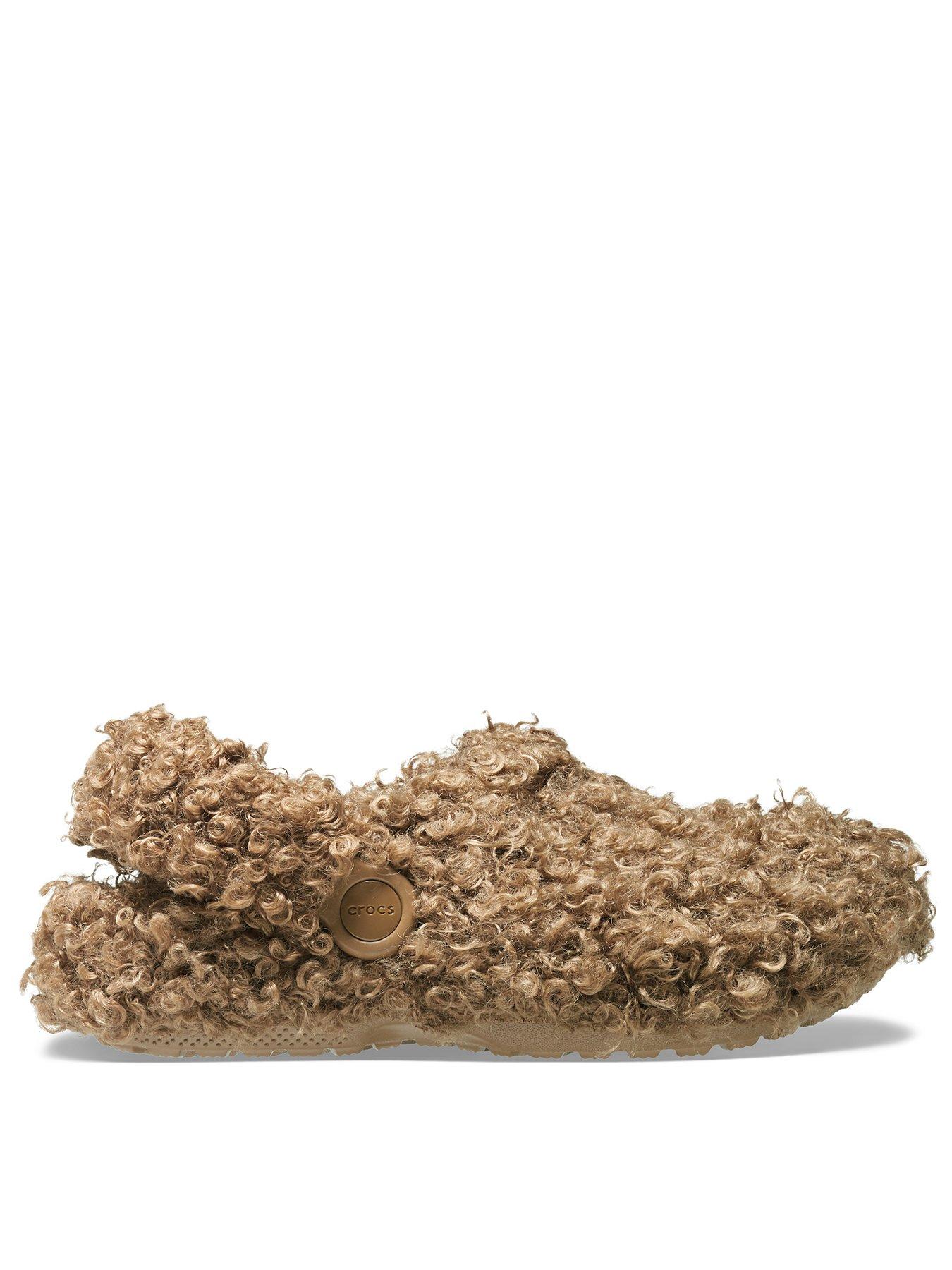 undefined Kids Classic Doodle Fur Lined Clog - Brown