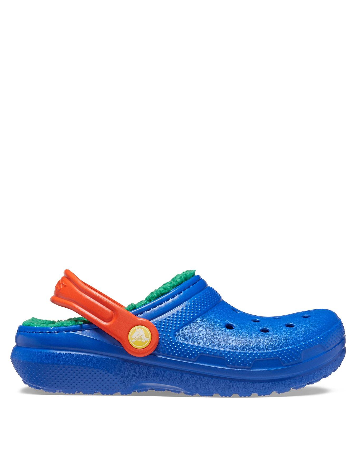 undefined Kids Classic Lined Clog - Blue