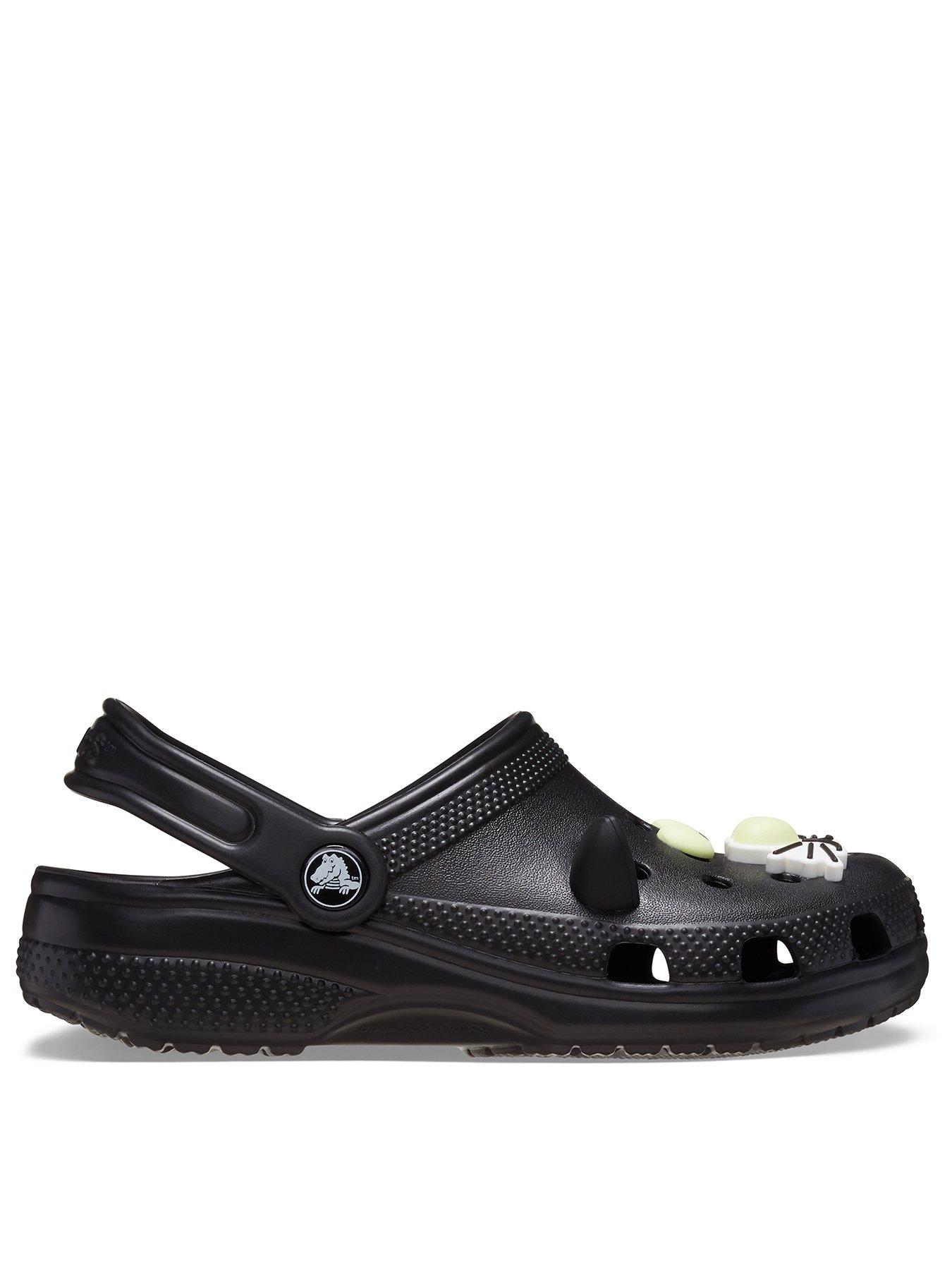 undefined Kids Classic Glow Cat Clogs - Black