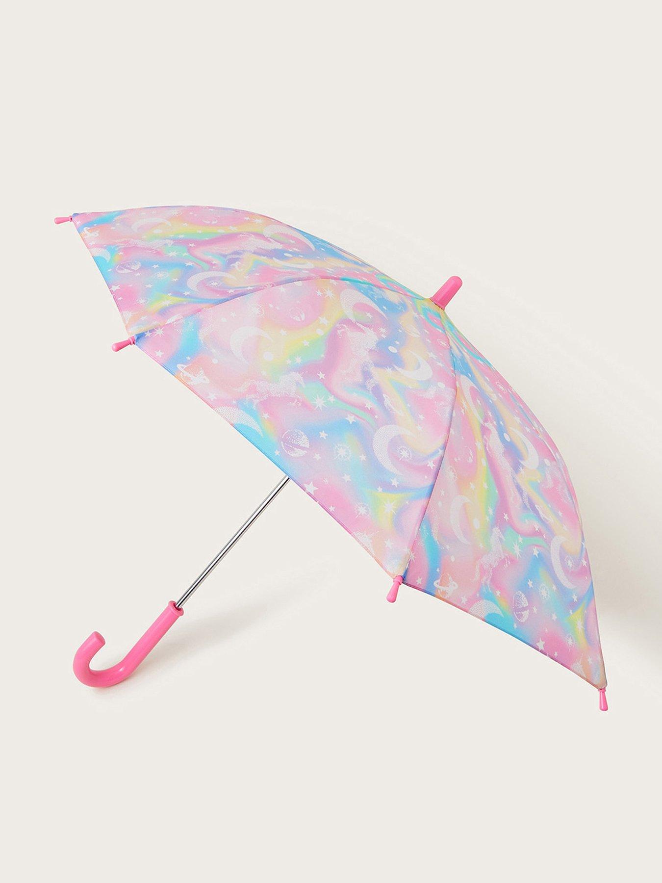 undefined Girls Rainbow Galaxy Umbrella - Multi
