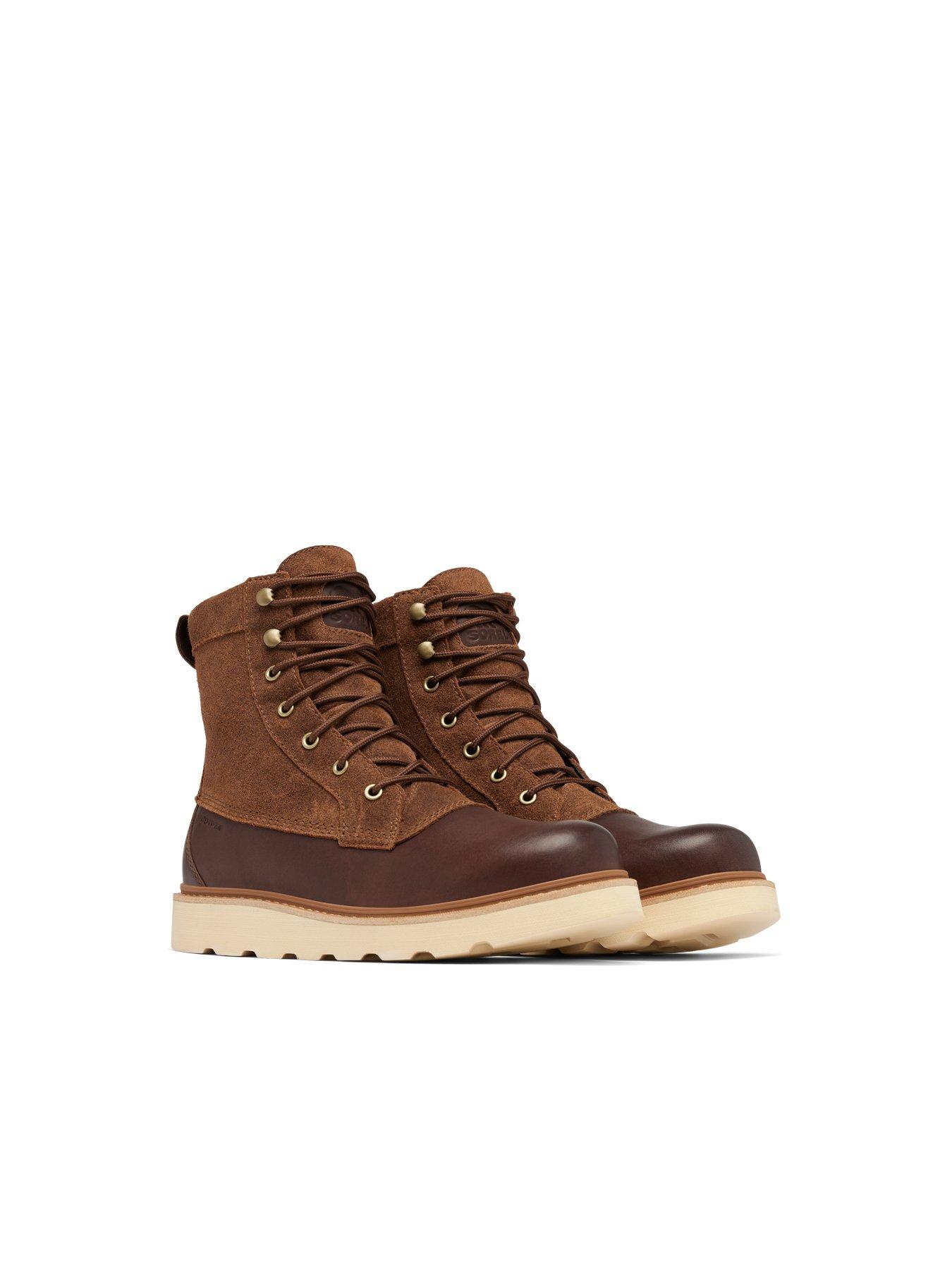  image of sorel-mens-slabtown-62-caribou-waterproof-boots-brown