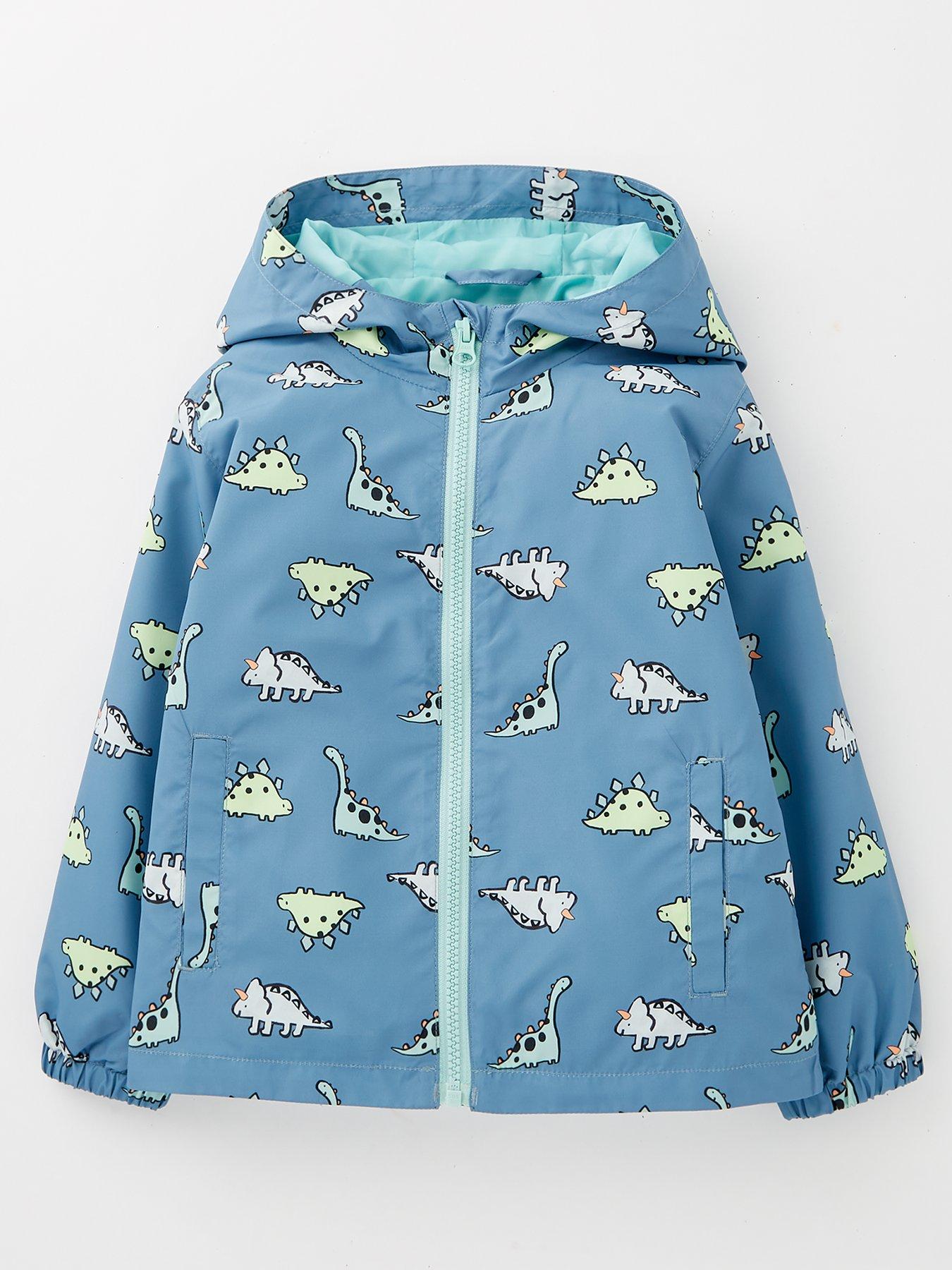 everyday-boys-dinosaur-print-lined-rainmac-multi
