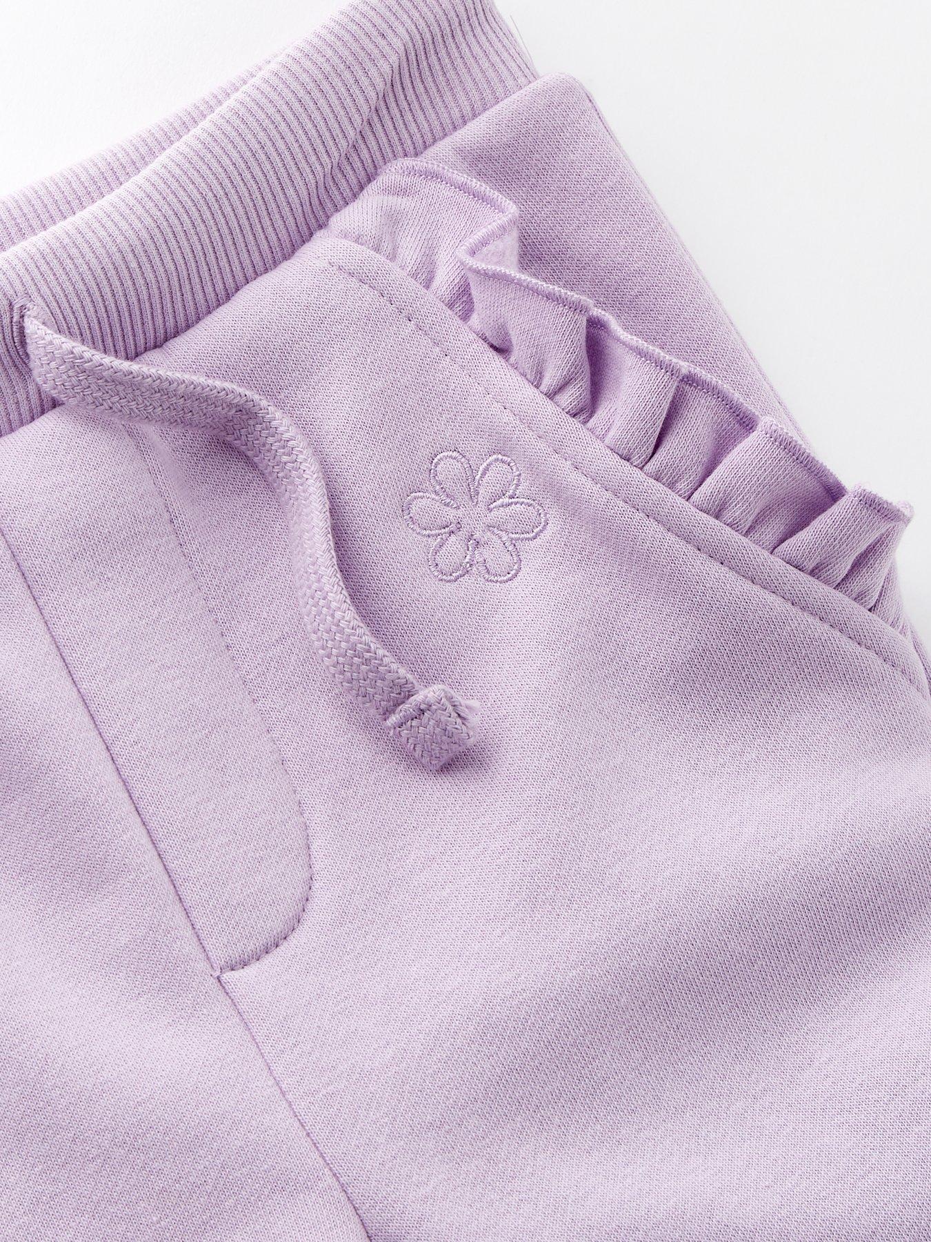  image of everyday-girls-frill-single-solid-jogger-lilac