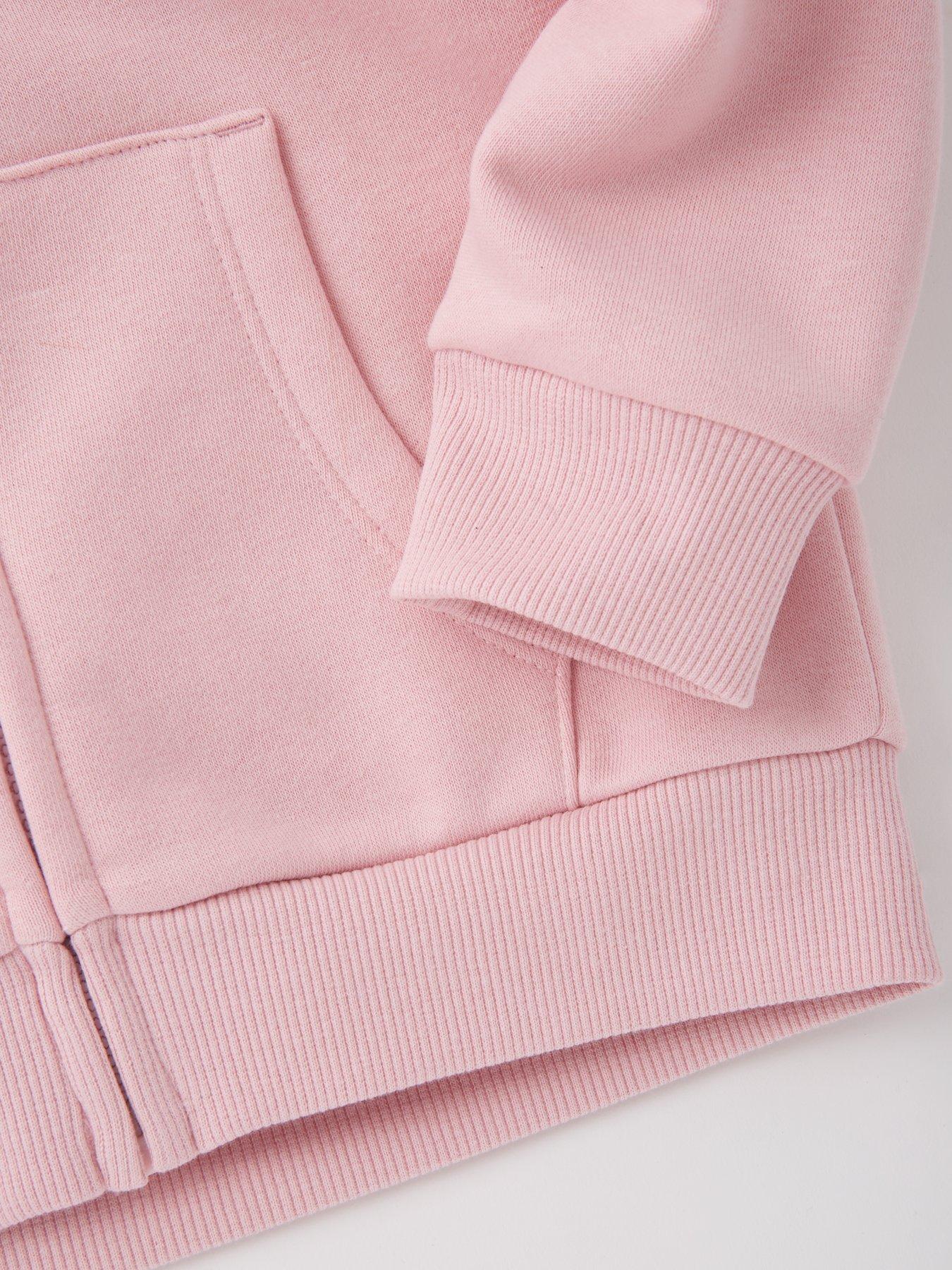  image of everyday-girls-frill-zip-through-hoodie-pink
