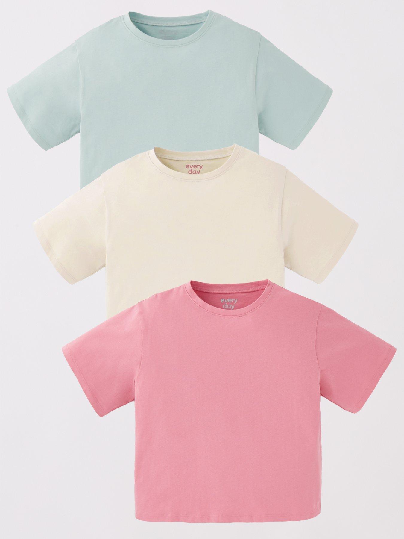 Image 1 of 5 of Everyday Girls 3 Pack T-Shirt - Multi