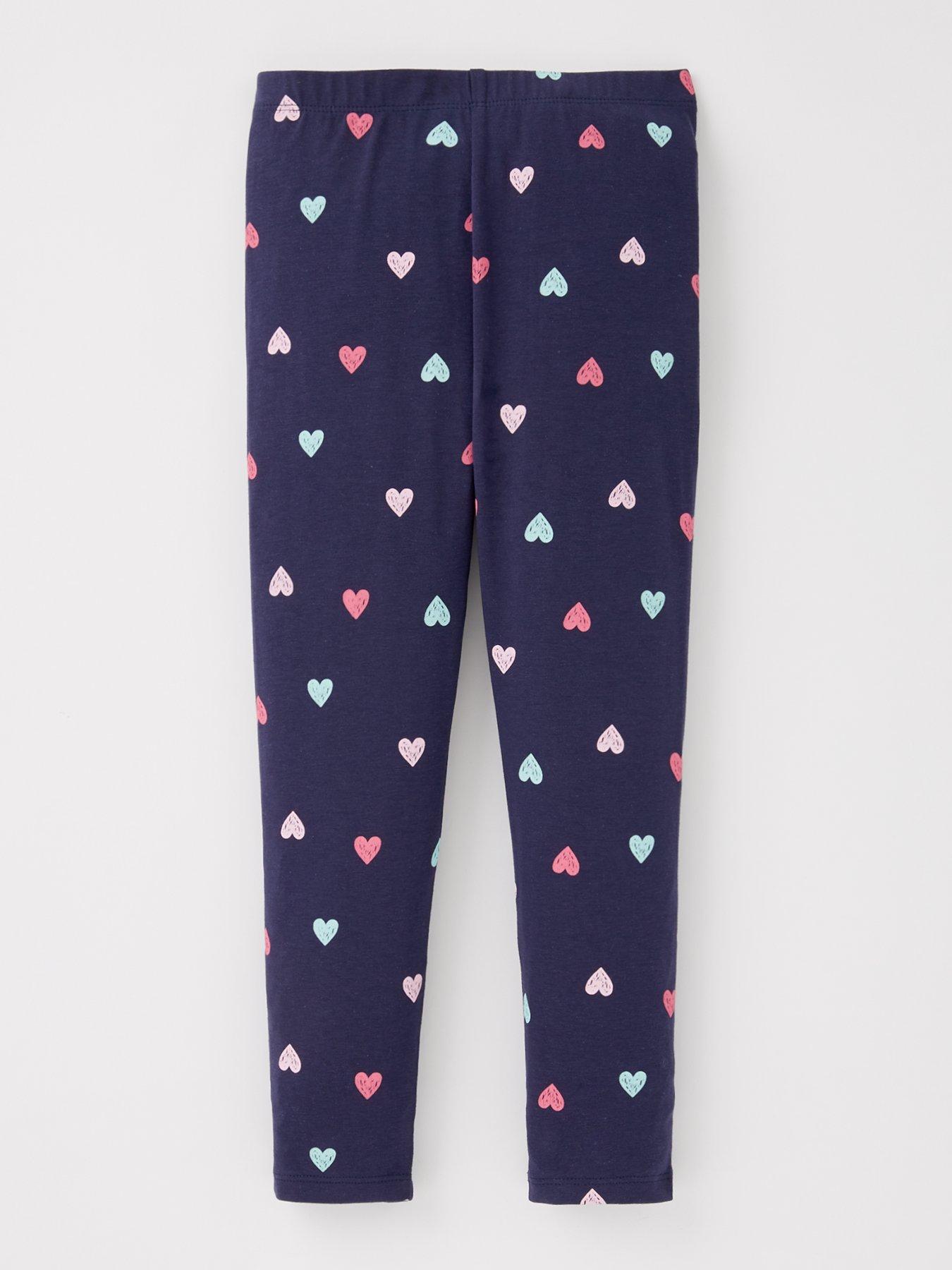 Image 2 of 4 of Everyday Girls Heart Single Legging - Navy