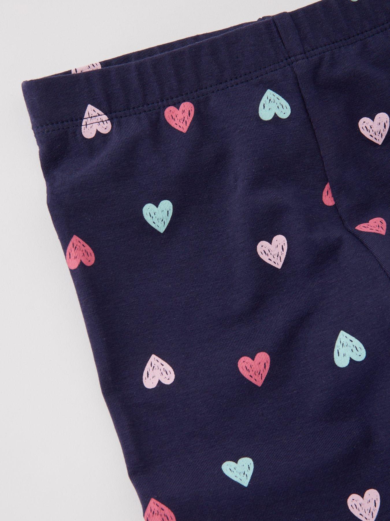 Image 3 of 4 of Everyday Girls Heart Single Legging - Navy
