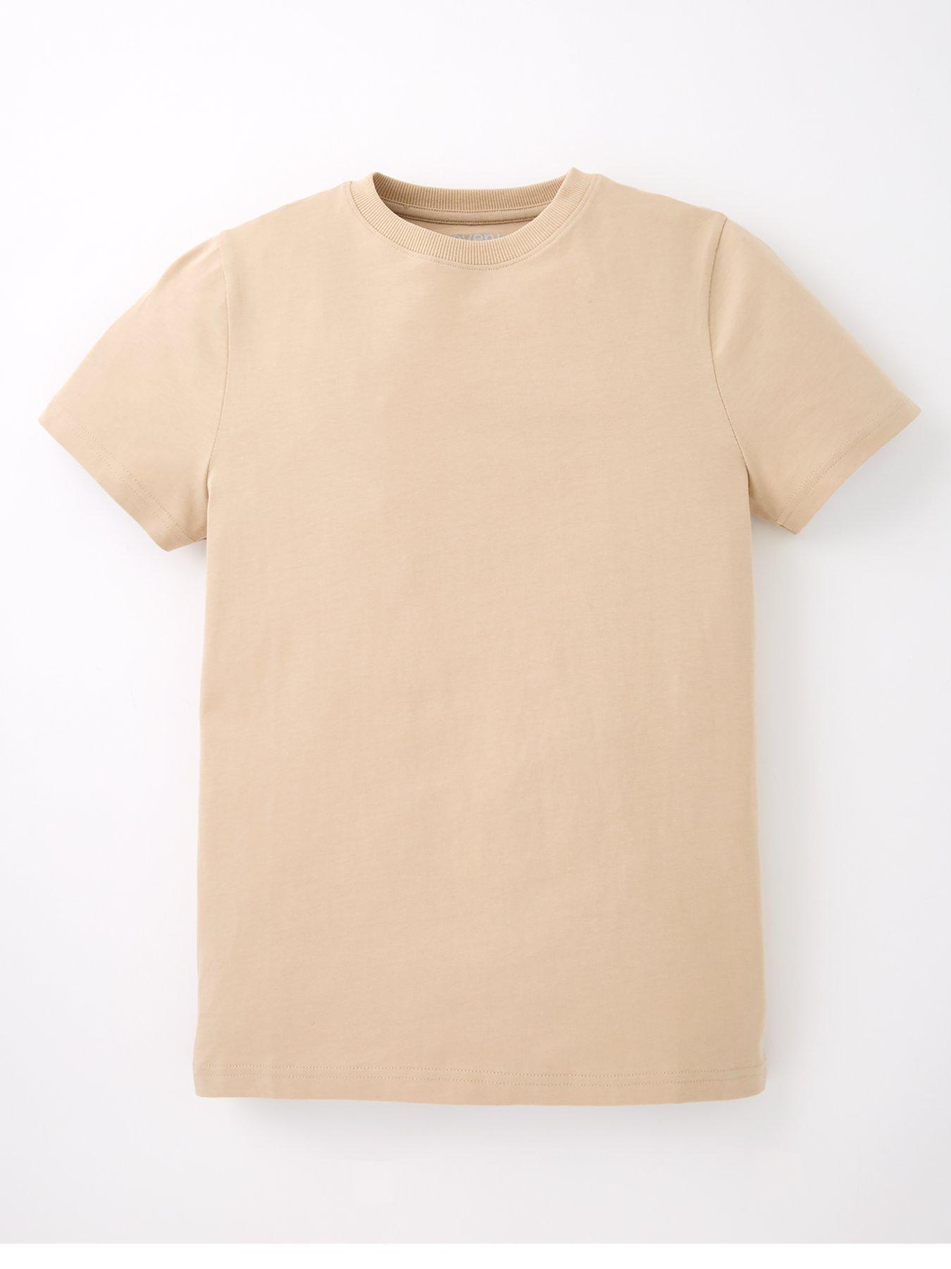 back image of everyday-boys-5-pack-solid-short-sleeve-t-shirt-multi