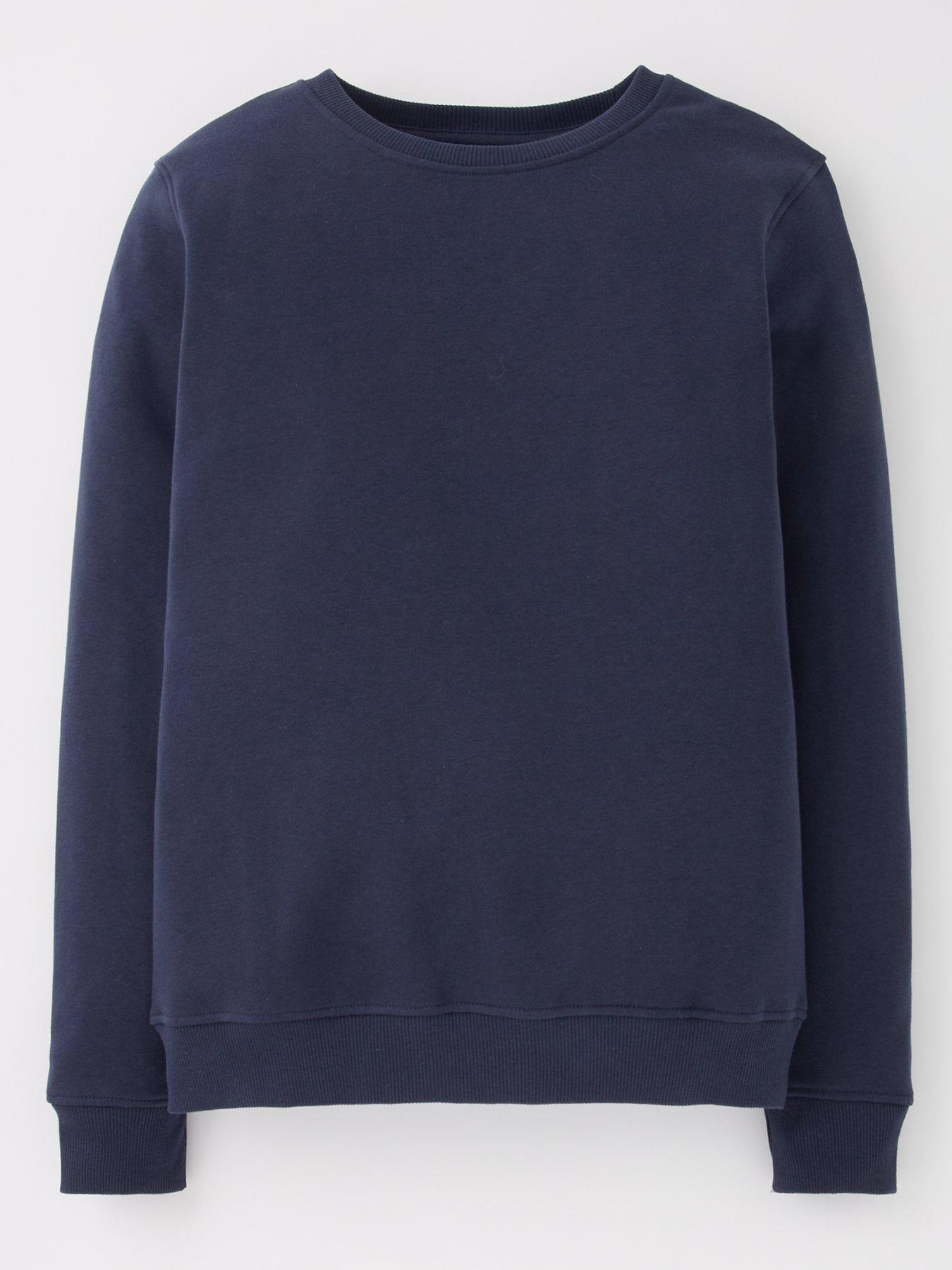 Image 2 of 6 of The Very Collection Boys Crew Basic Sweatshirt - Navy
