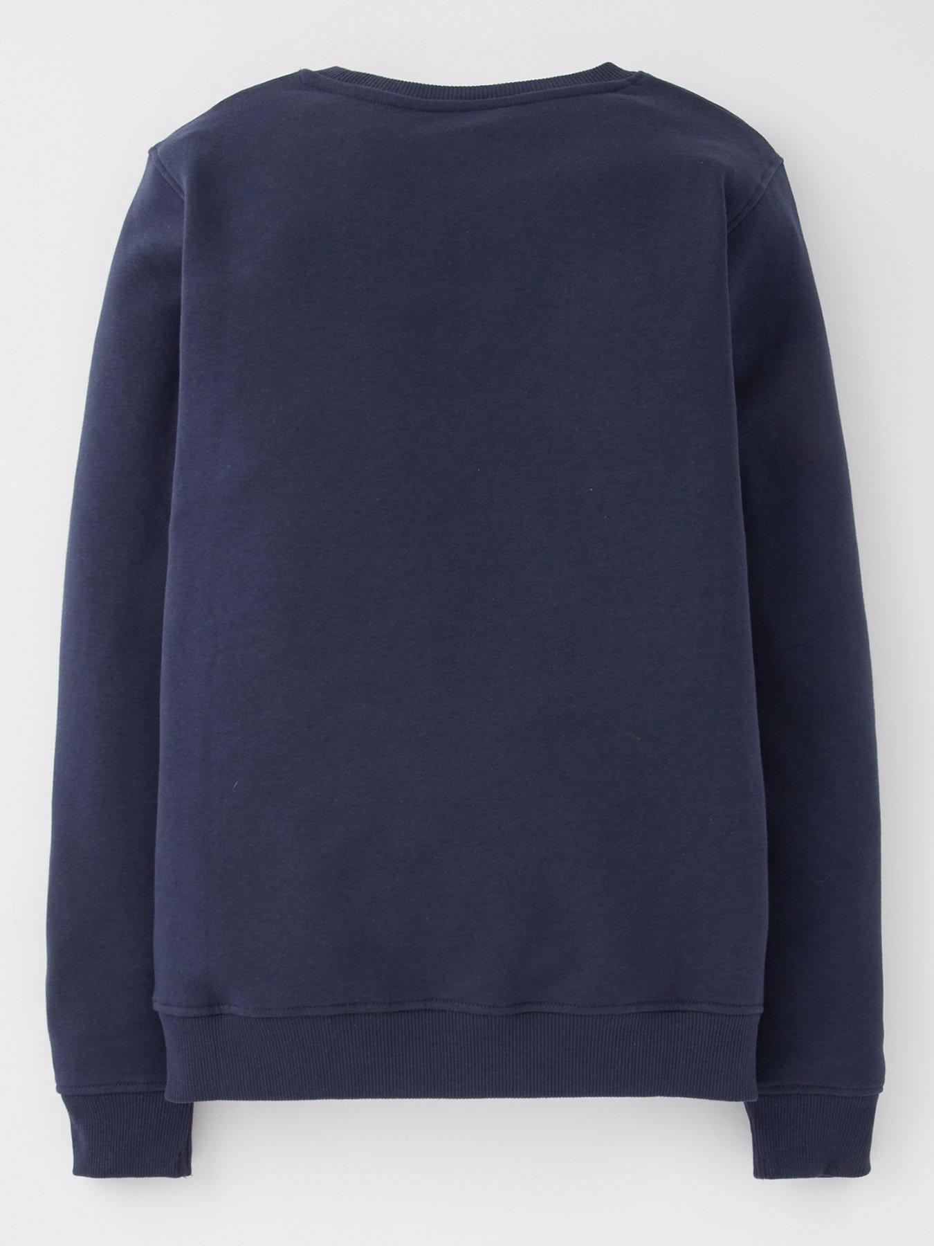Image 3 of 6 of The Very Collection Boys Crew Basic Sweatshirt - Navy