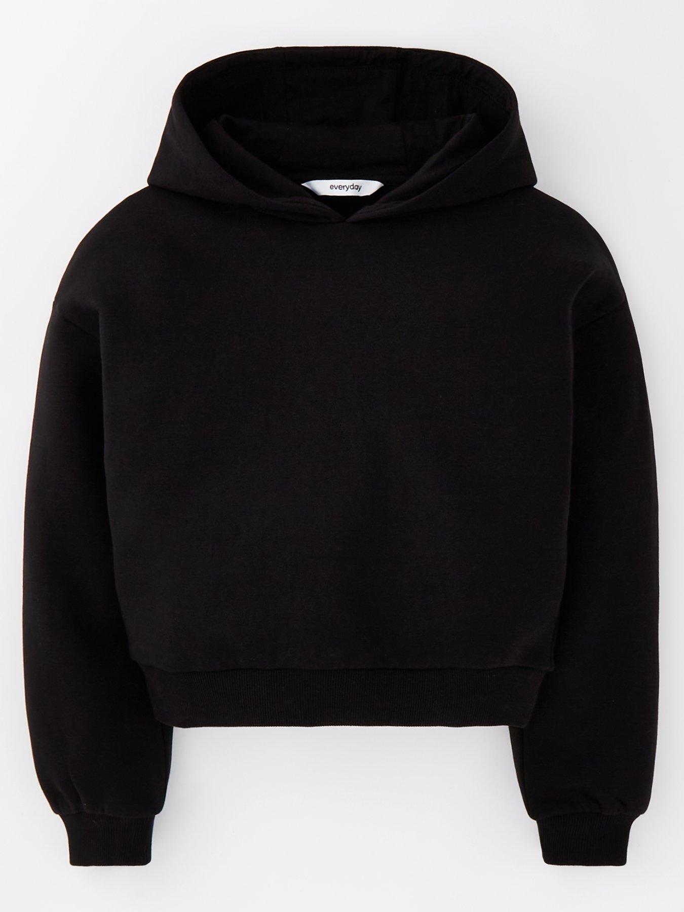 The Very Collection Girls Single Hoodie - Black