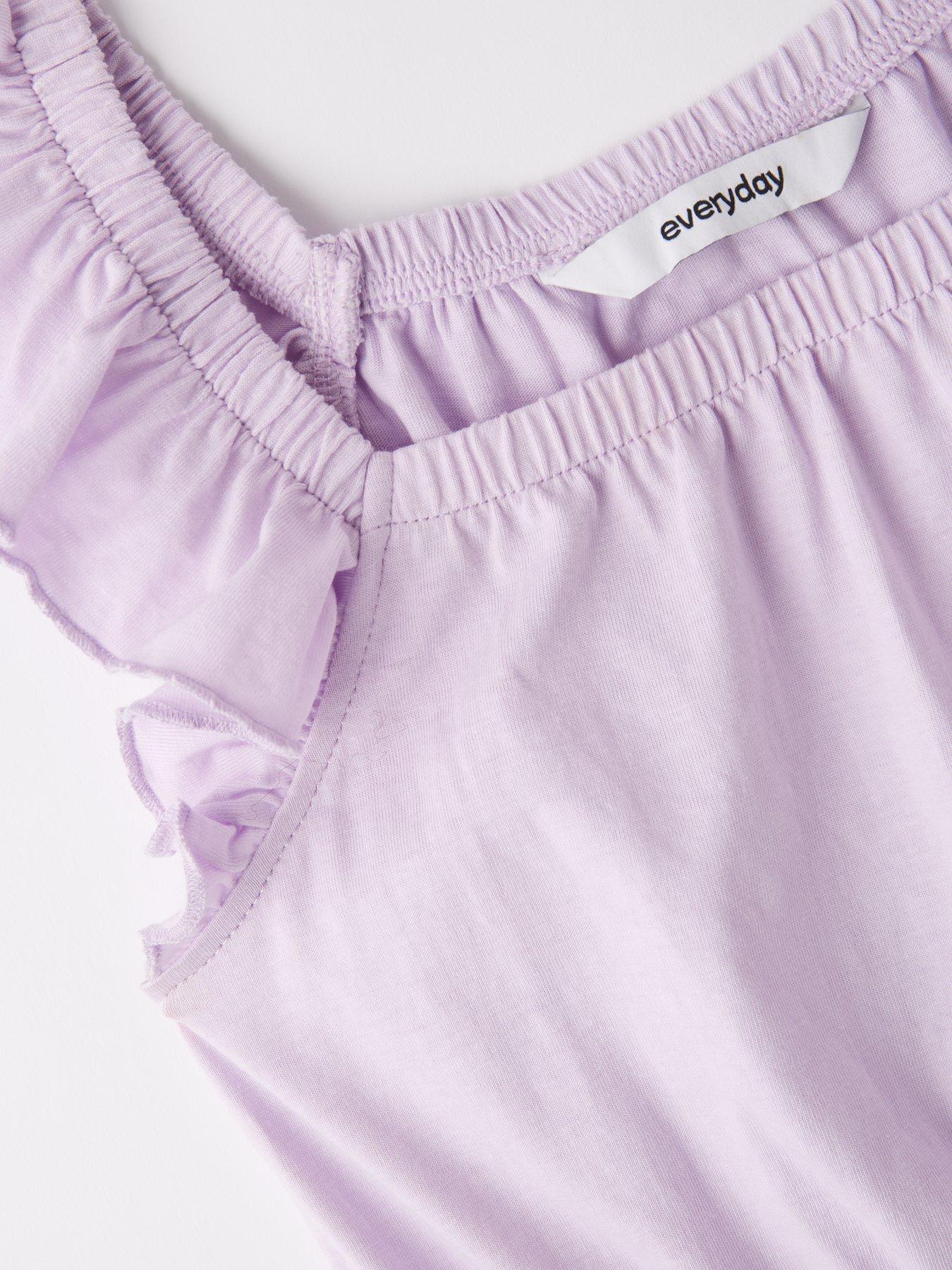 Image 5 of 5 of Everyday Girls 2 Pack Bumblebee Print Jersey Playsuit