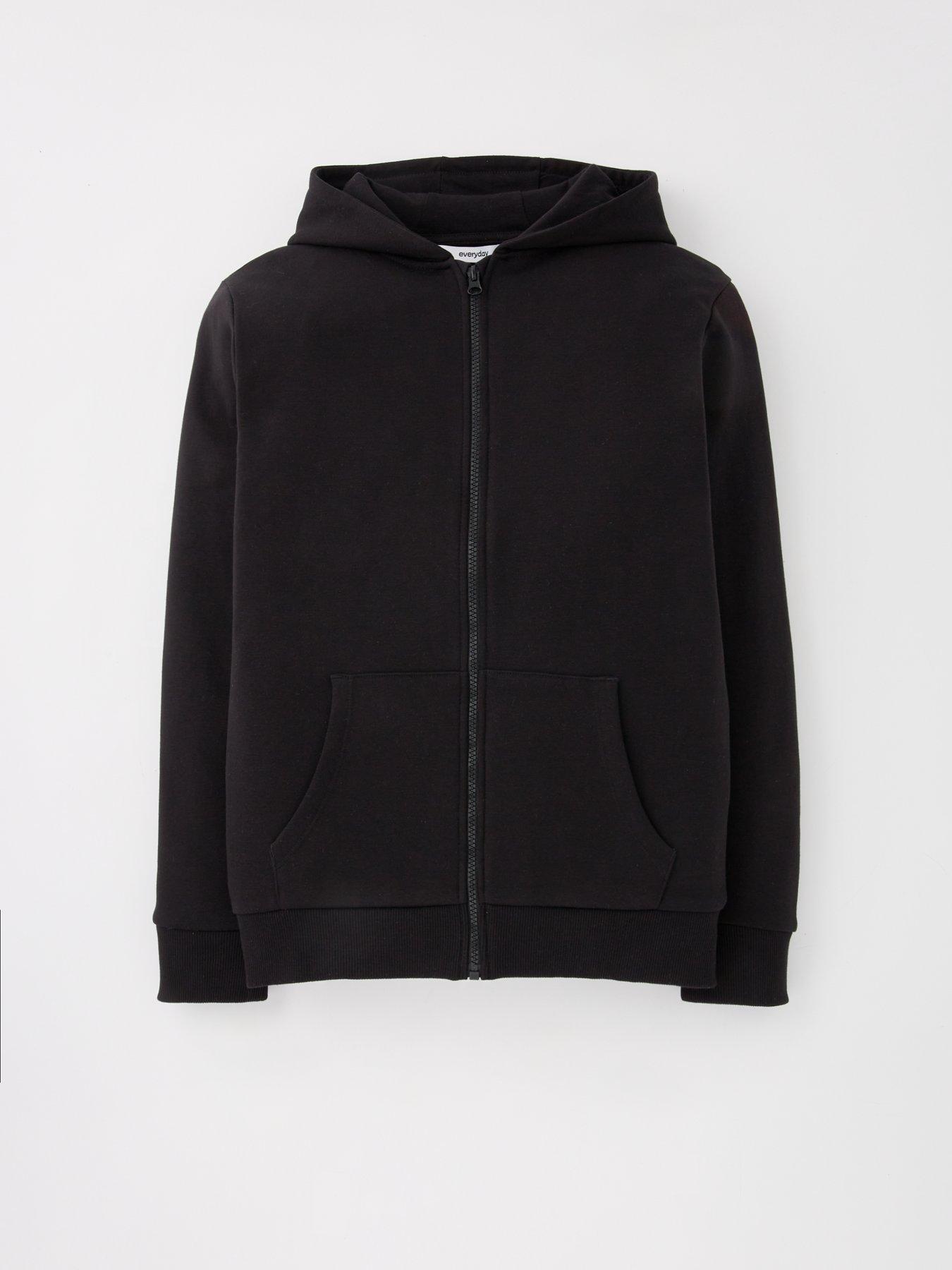 The Very Collection Black Zip Through Hoodie - MADE FOR MUMS 2026 AWARD WINNER