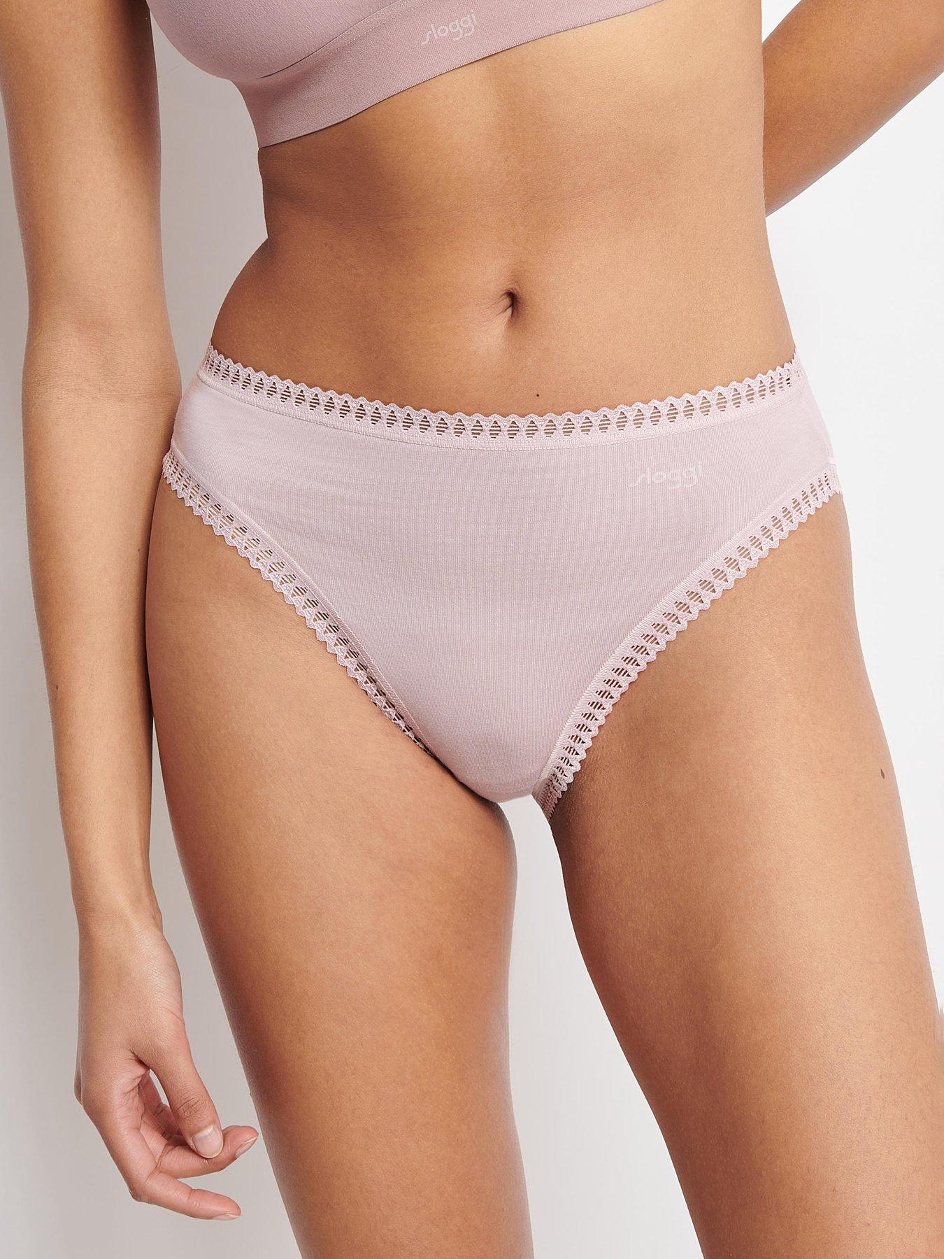 Image 2 of 5 of Sloggi go crush 3pk cotton high waist brief
