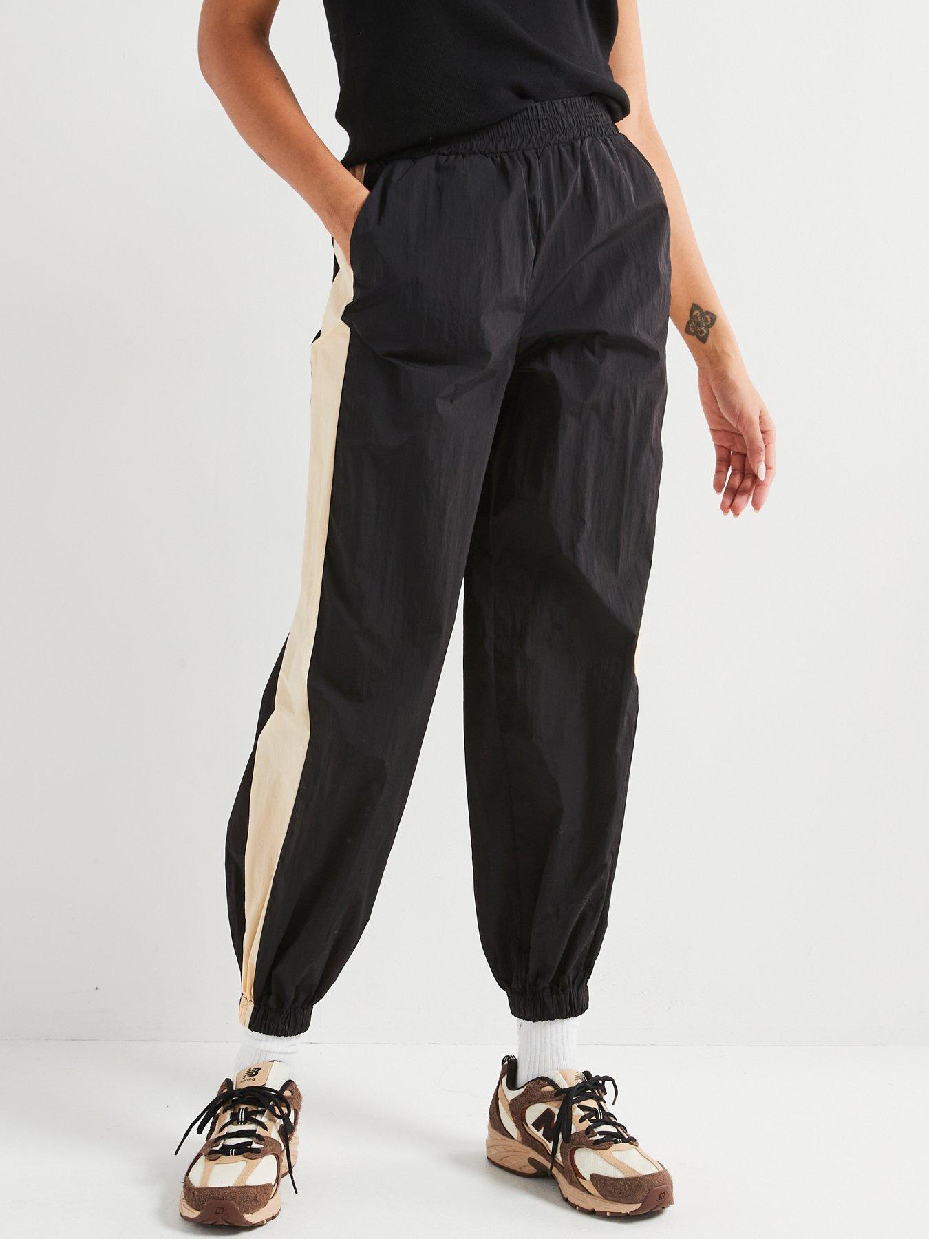 undefined Contrast Jogger - Black