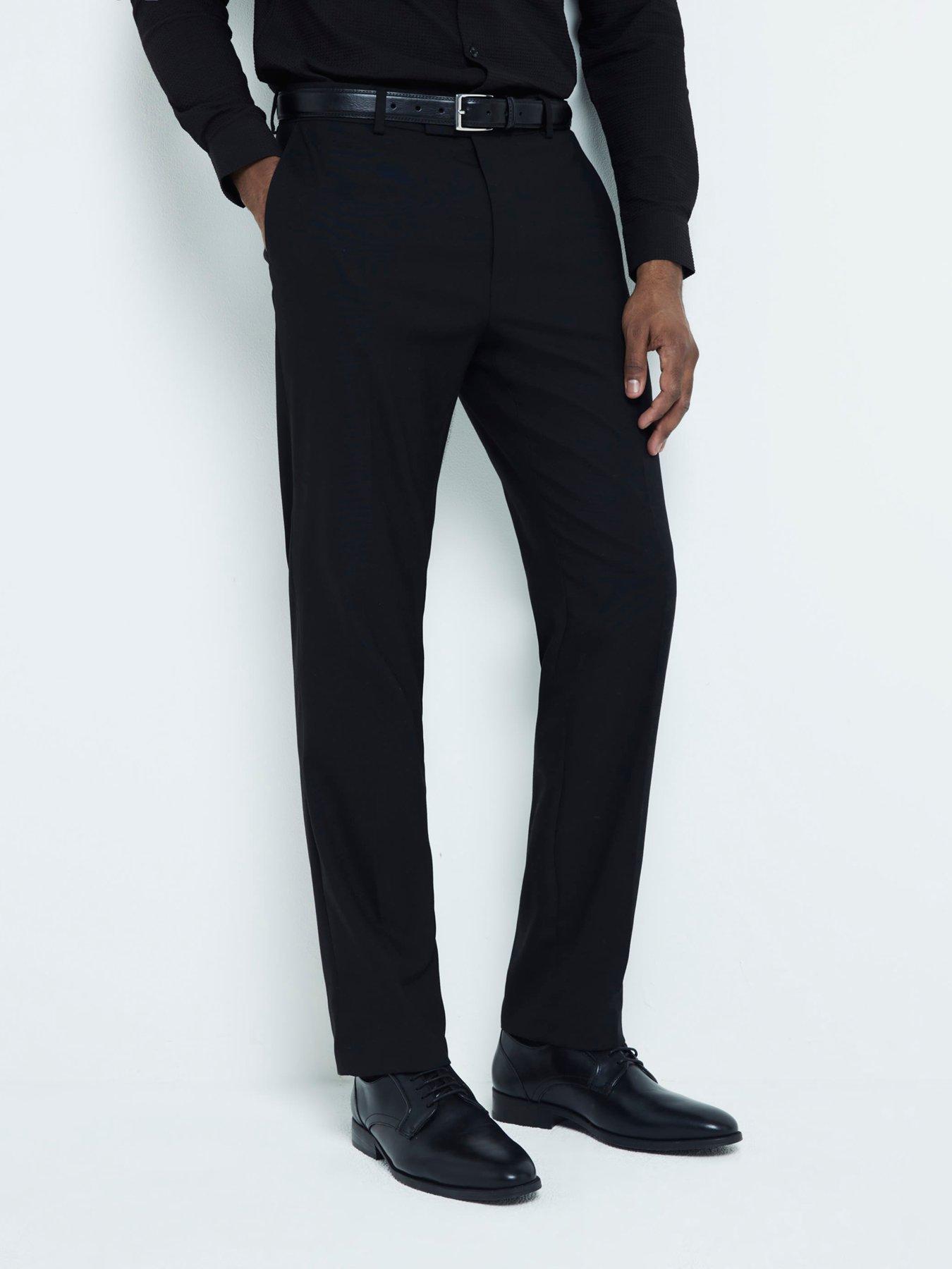  image of river-island-formal-point-derby-shoe-black