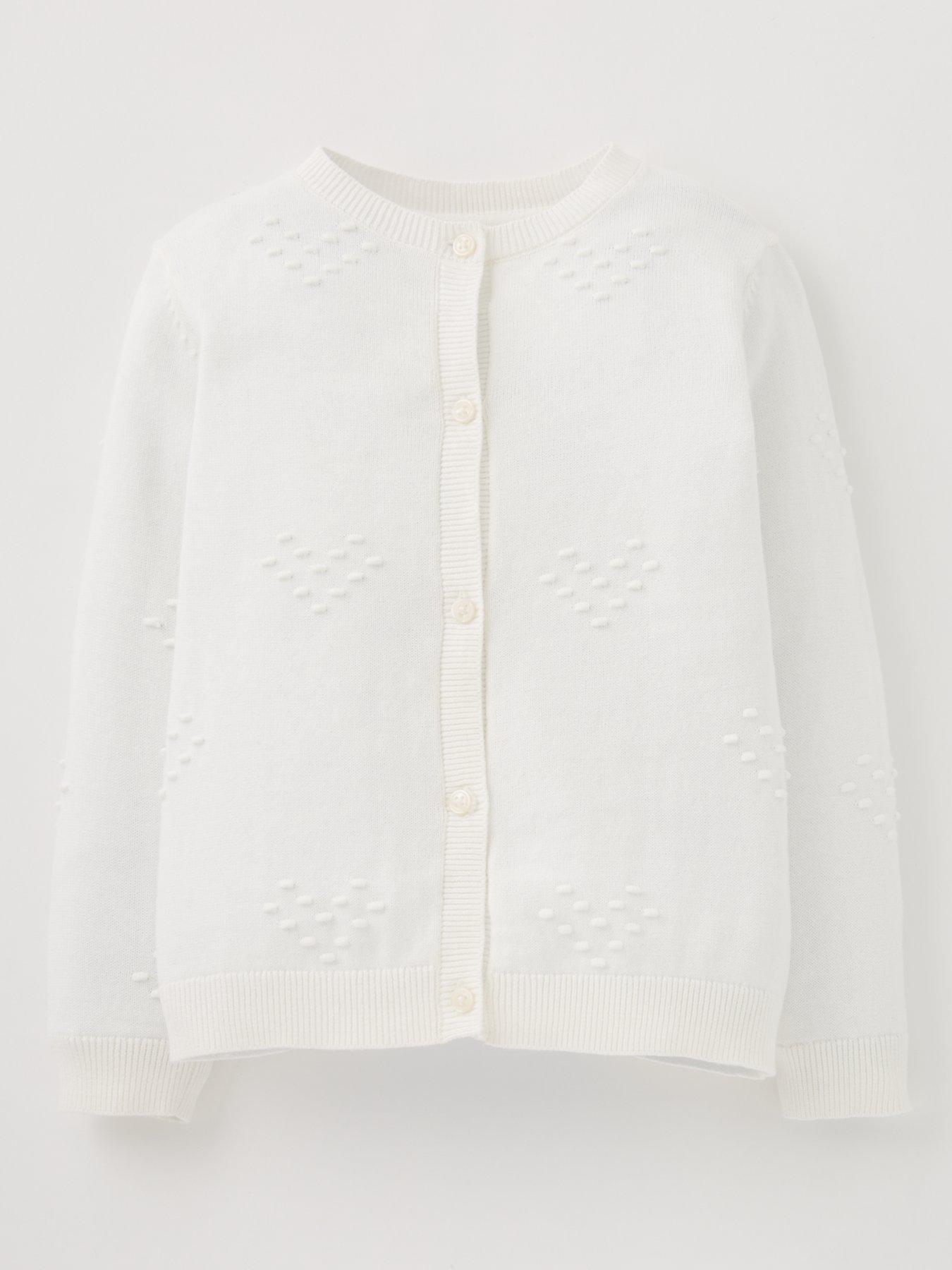 Everyday Girls Bobble Cardigan - Cream