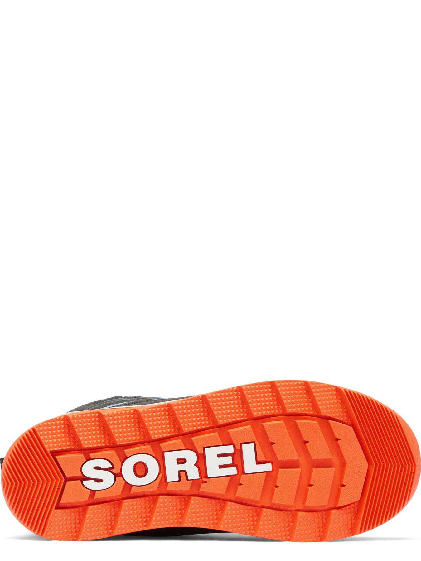  image of sorel-kids-youth-whitney-2-plus-lace-waterproof-boots-multi-black