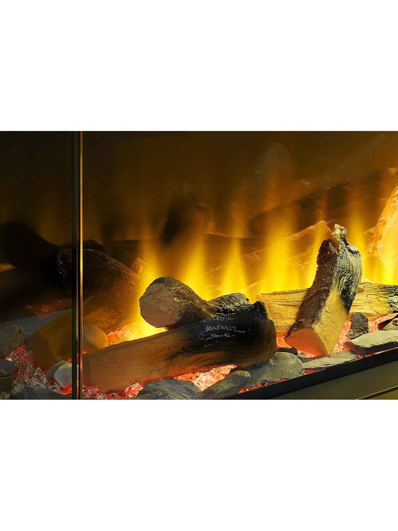 Image 2 of 6 of Adam Fires & Fireplaces Acantha Aspire 125 Panoramic Media Wall Electric Fire