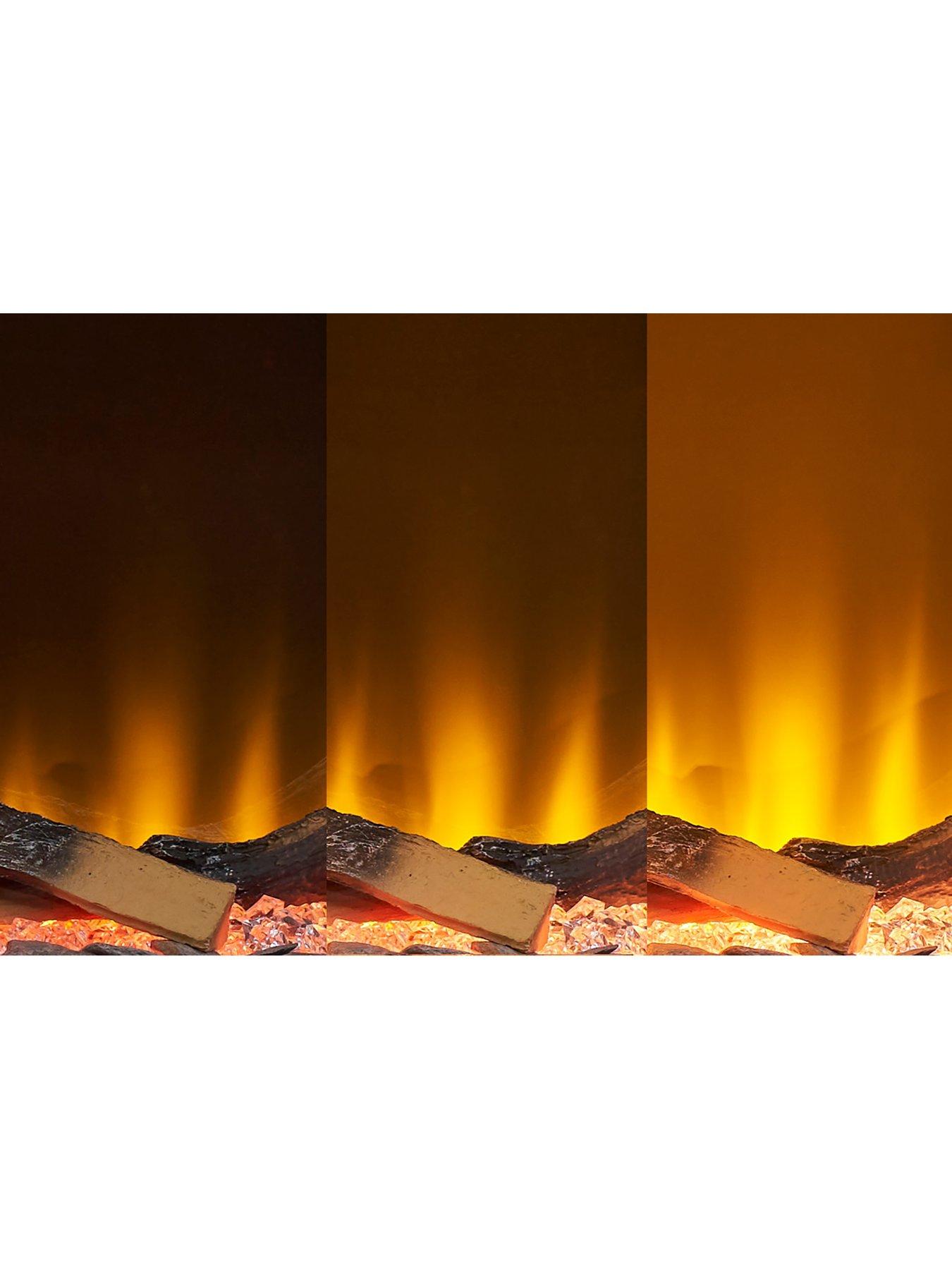 Image 4 of 6 of Adam Fires & Fireplaces Acantha Aspire 125 Panoramic Media Wall Electric Fire
